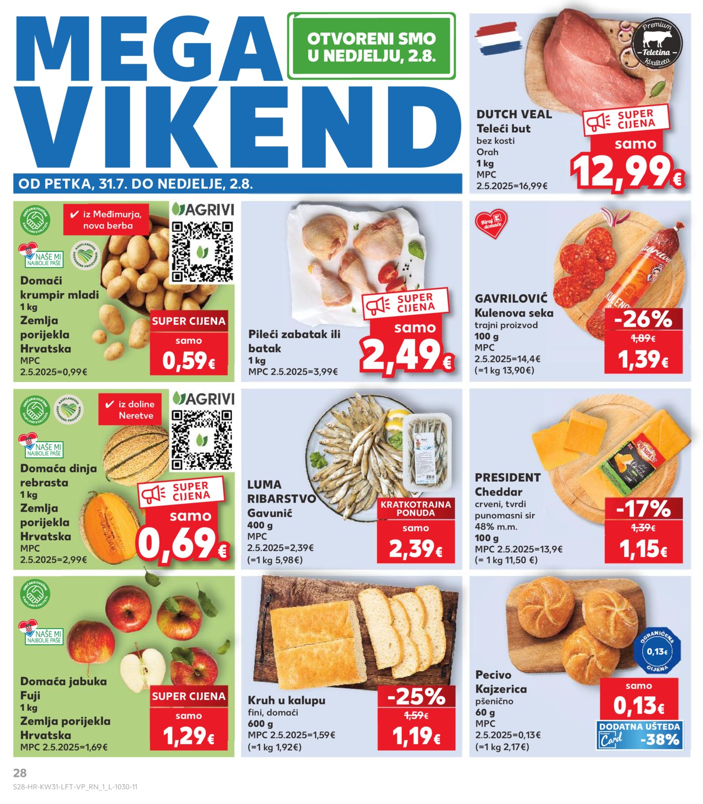 Kaufland katalog Akcija 29.07.- 04.08.2026.