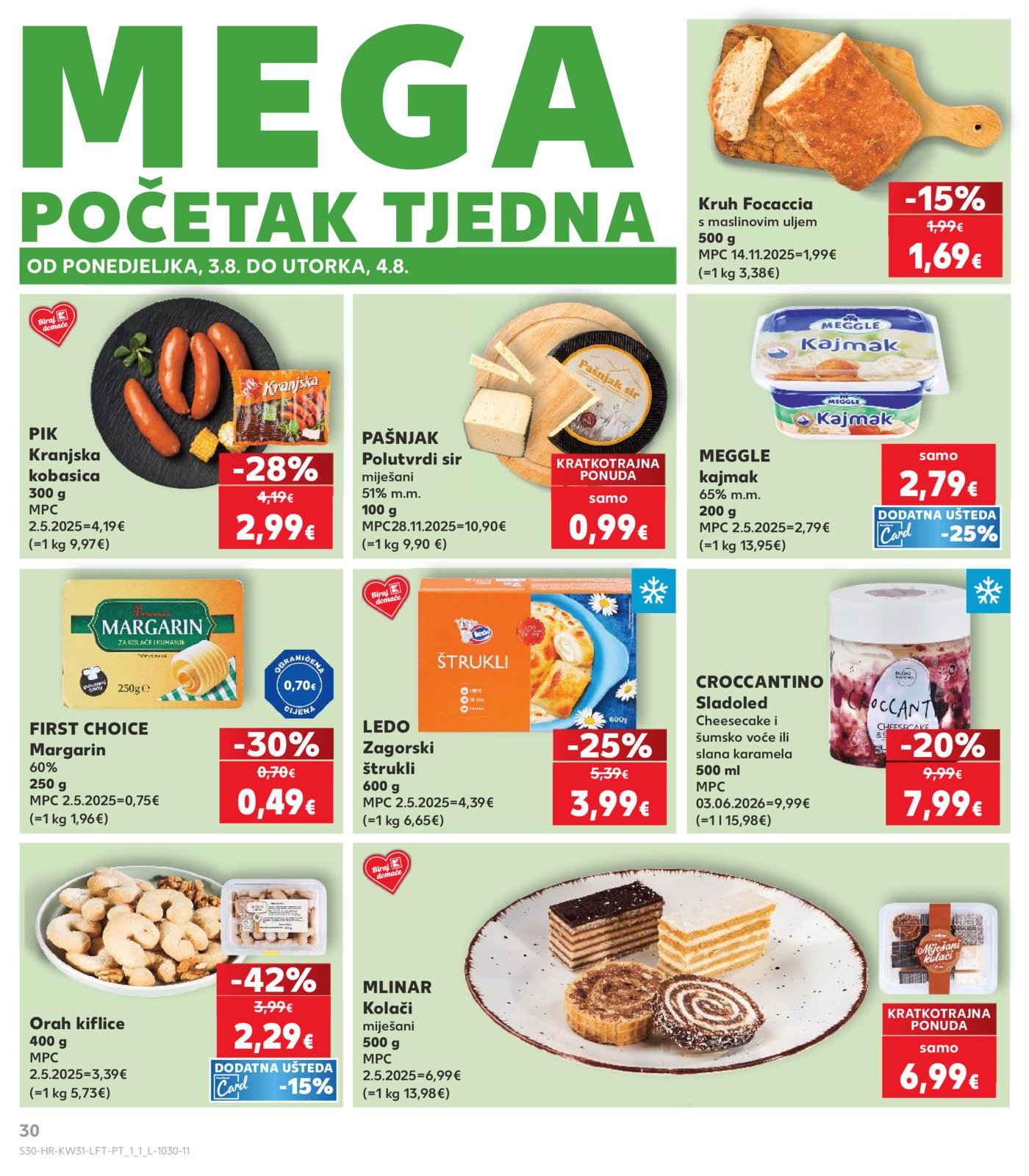 Kaufland katalog Akcija 29.07.- 04.08.2026.