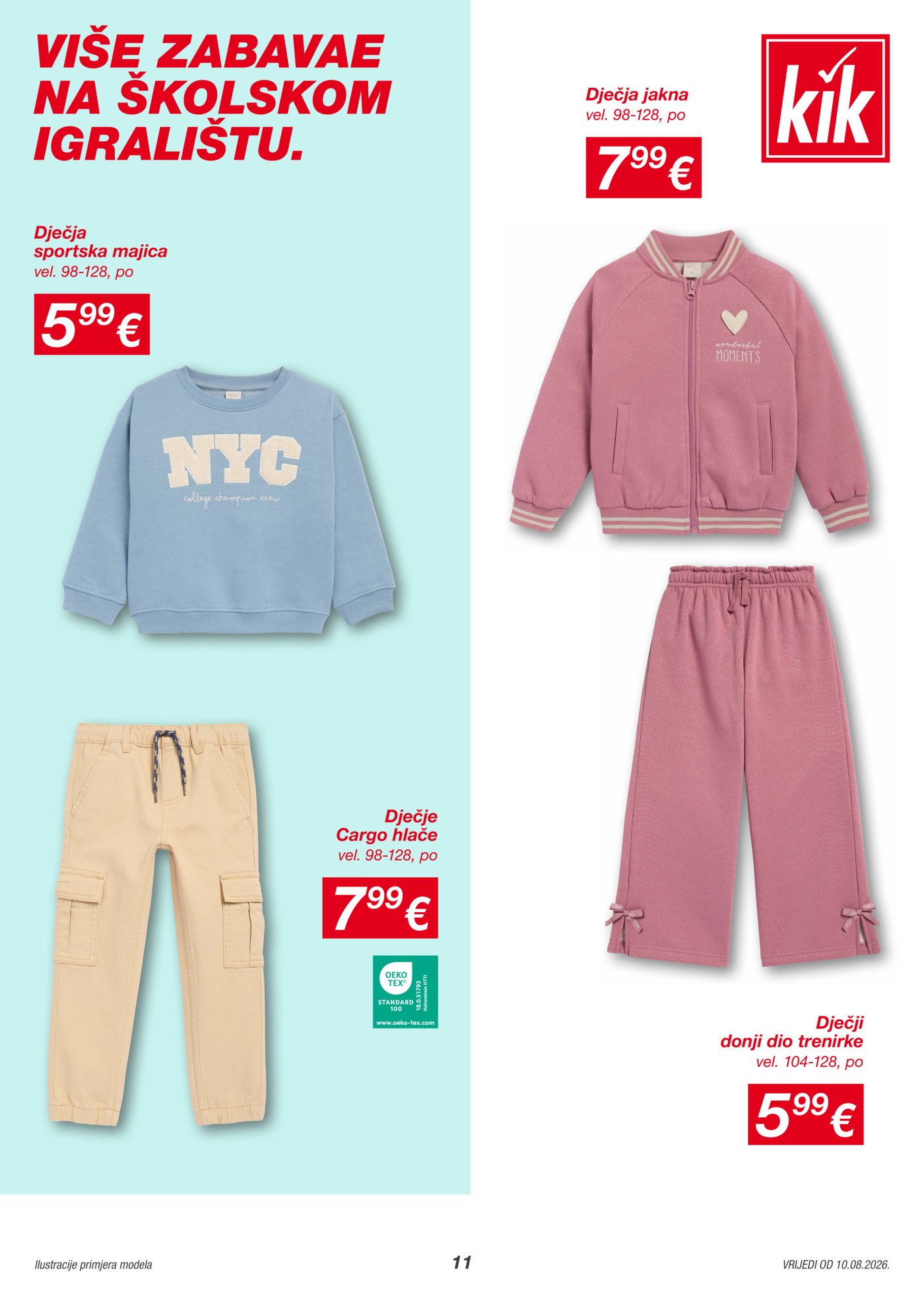 KiK katalog Više zabave u školi 07.08.-16.08.2026.