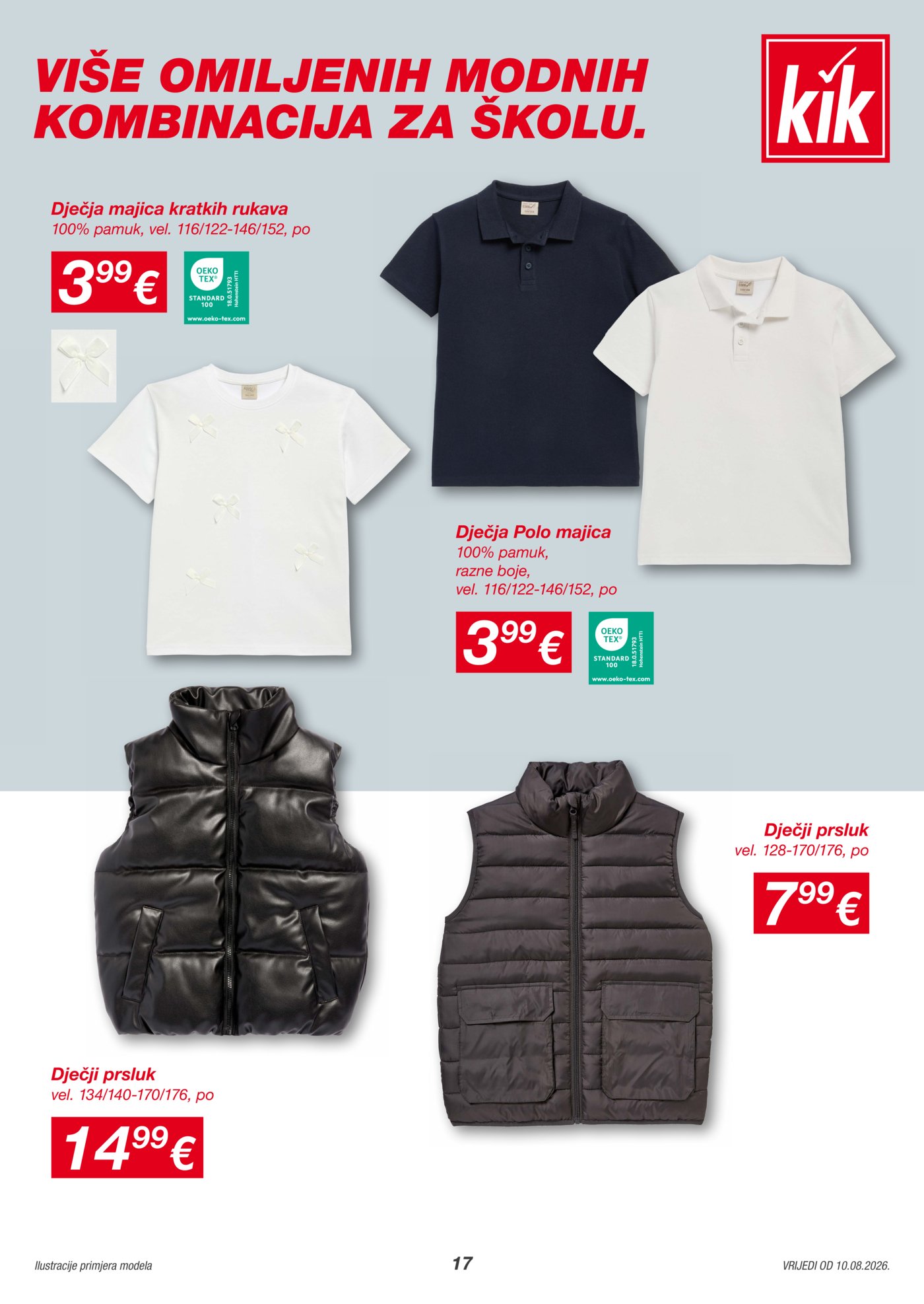 KiK katalog Više zabave u školi 07.08.-16.08.2026.