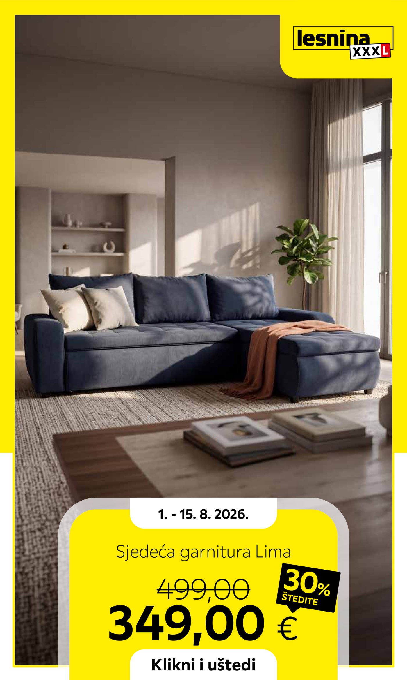 Lesnina katalog Akcija 01.08.-15.08.2026.
