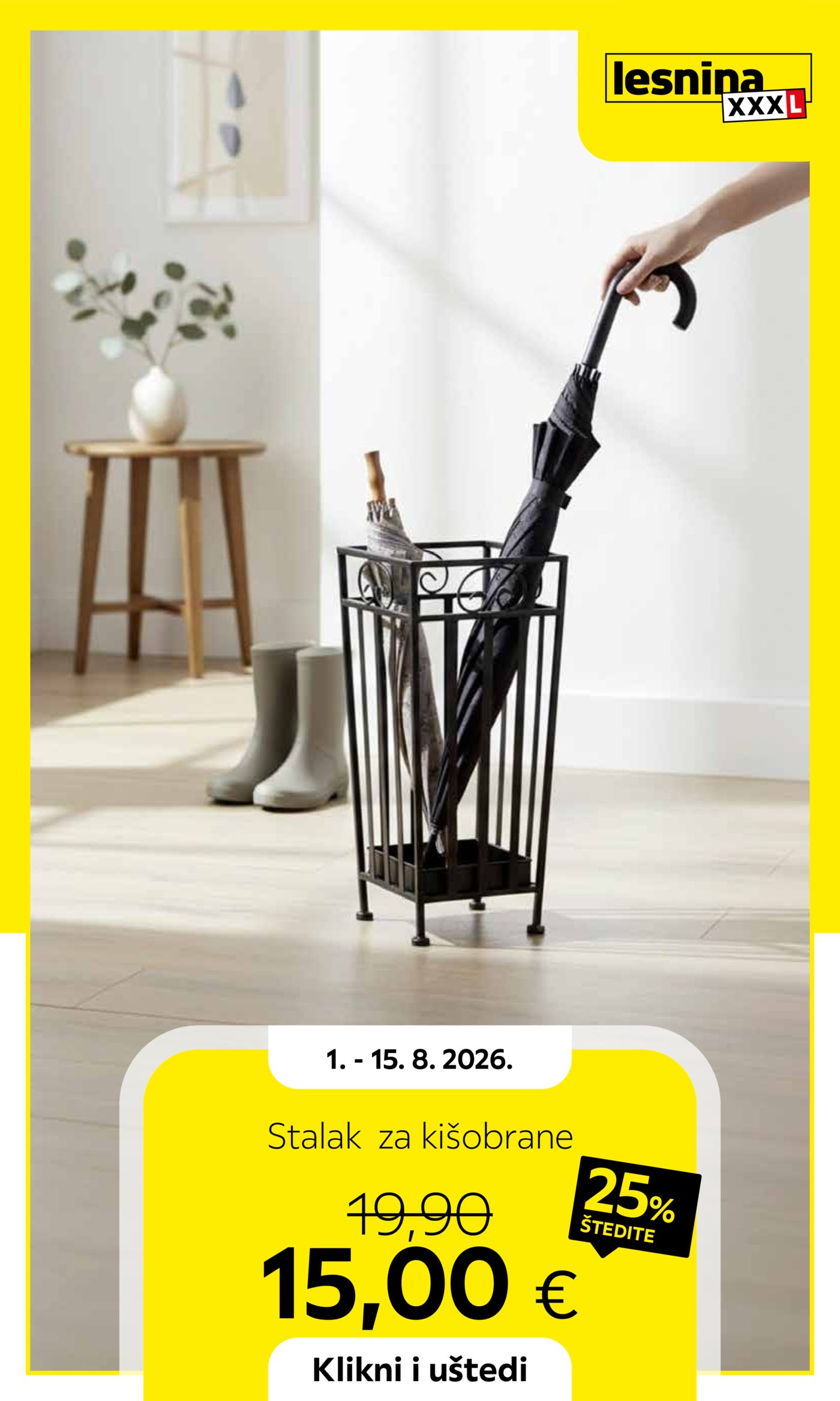 Lesnina katalog Akcija 01.08.-15.08.2026.