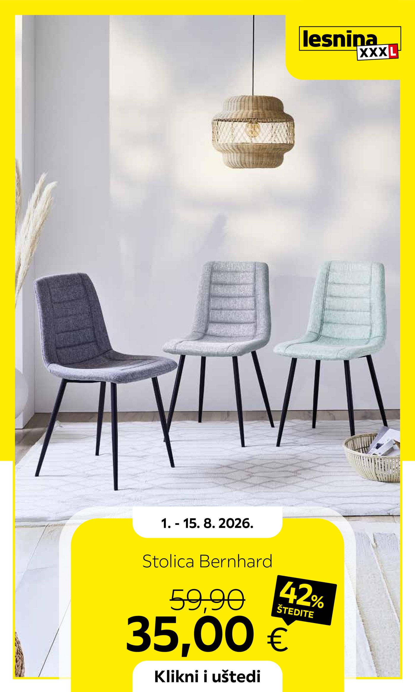 Lesnina katalog Akcija 01.08.-15.08.2026.
