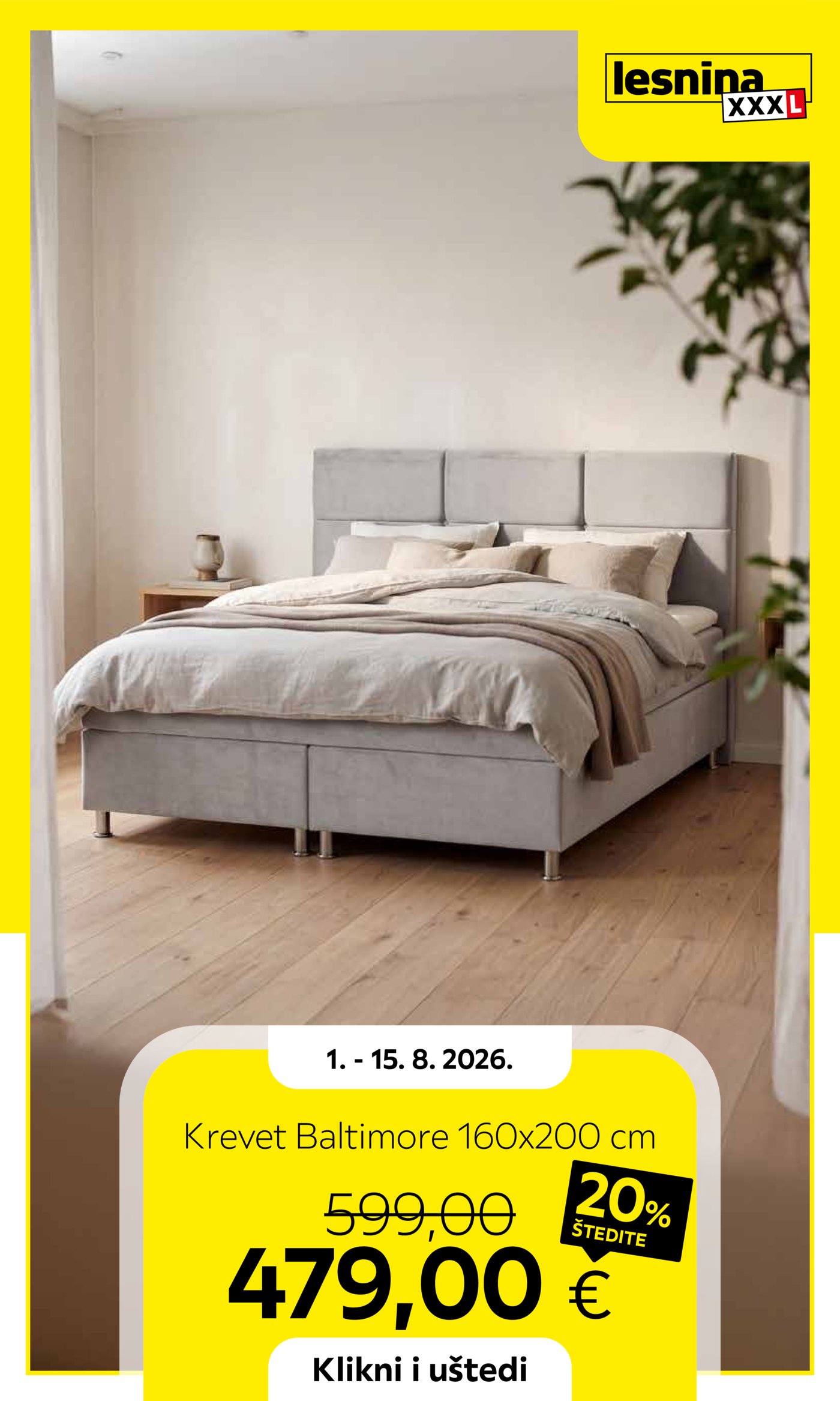 Lesnina katalog Akcija 01.08.-15.08.2026.