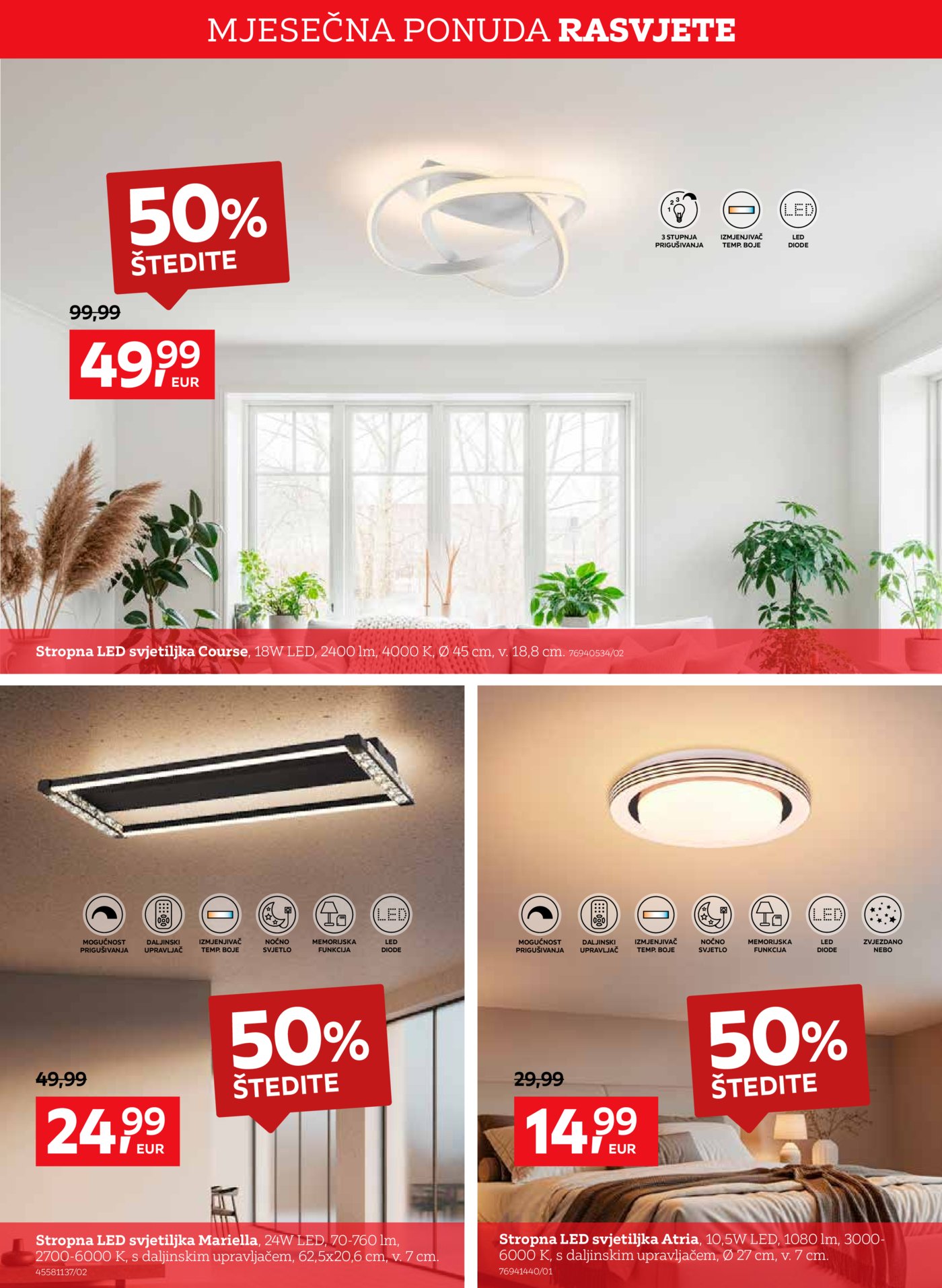 Lesnina katalog Rasvjeta 01.08.-31.08.2026.