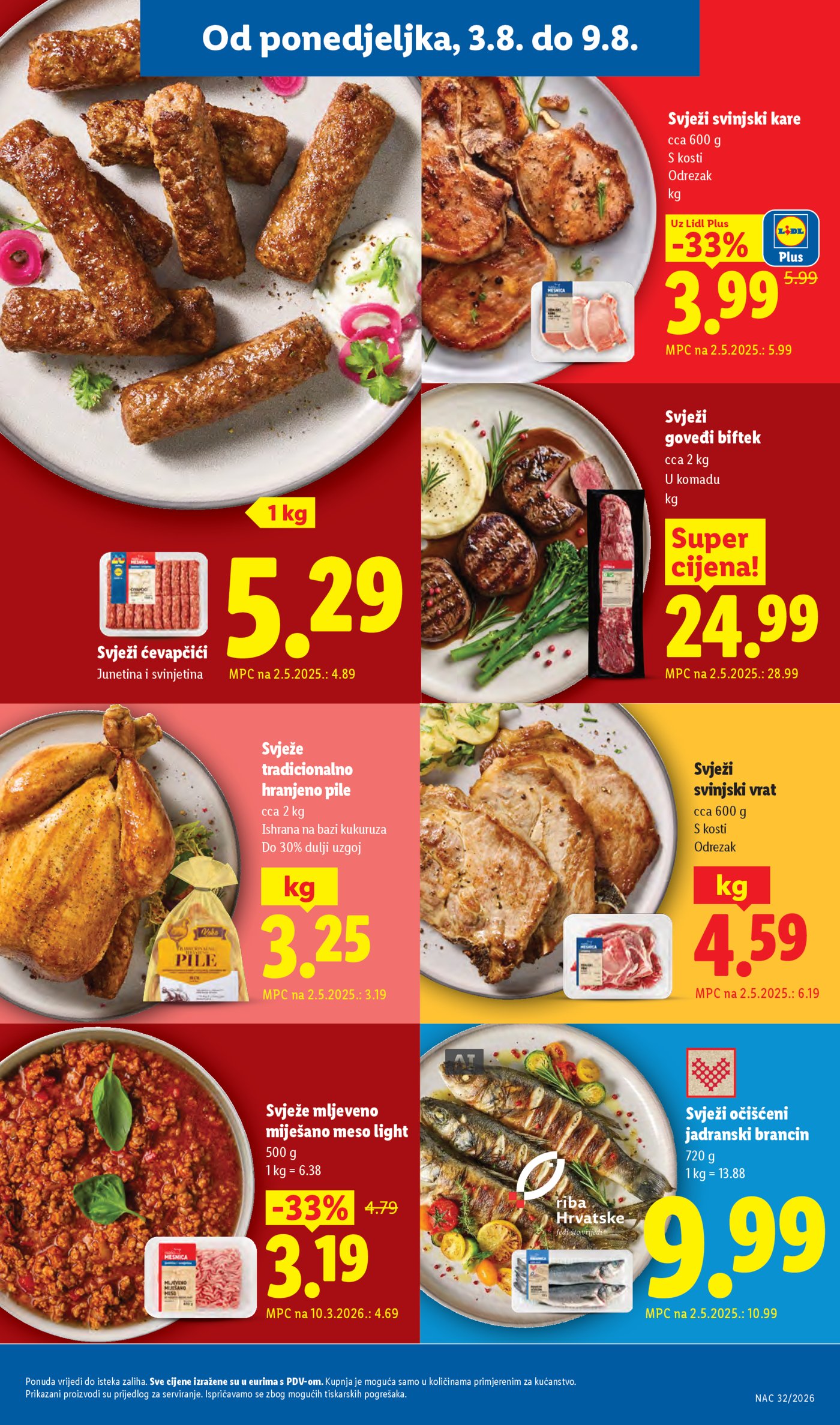 Lidl katalog Super ponuda od ponedjeljka 03.08.-09.08.2026.