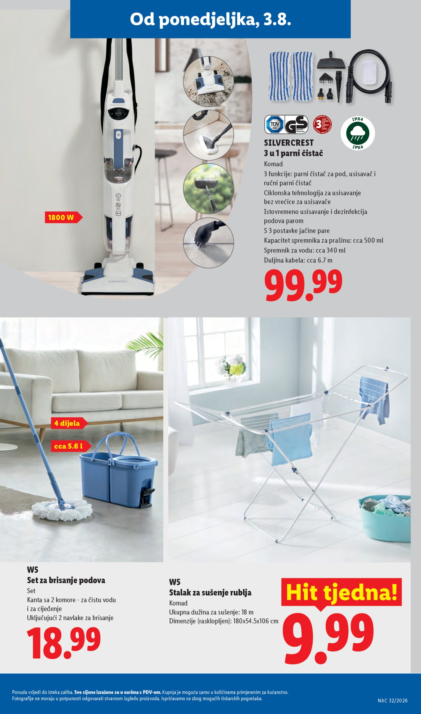 Lidl katalog Super ponuda od ponedjeljka 03.08.-09.08.2026.