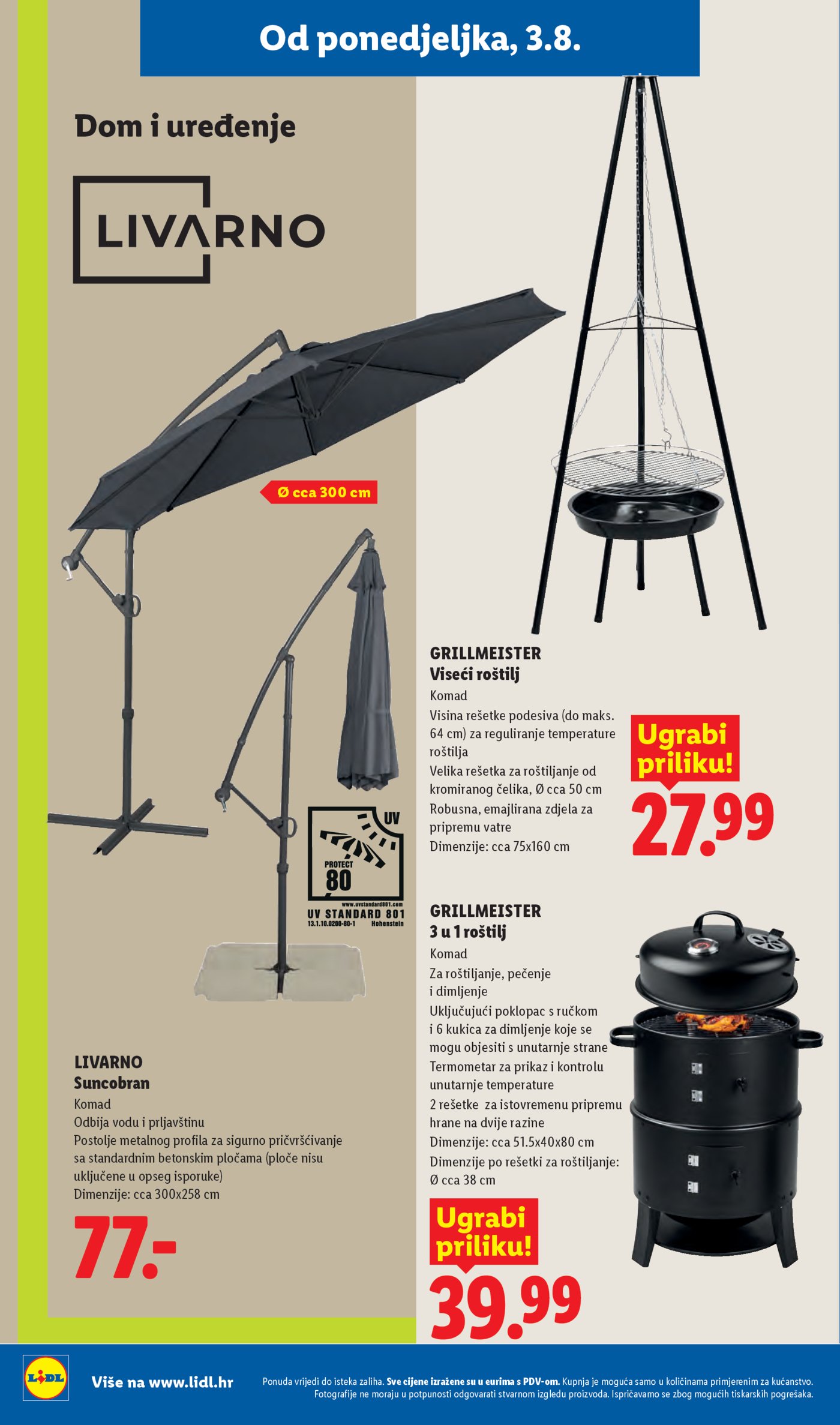 Lidl katalog Super ponuda od ponedjeljka 03.08.-09.08.2026.