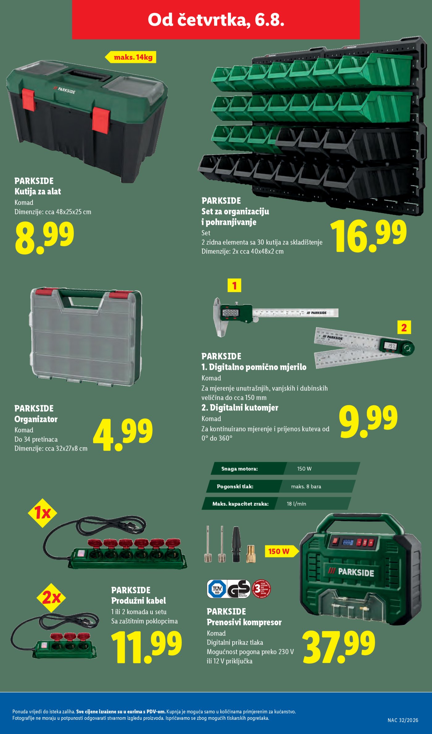 Lidl katalog Super ponuda od ponedjeljka 03.08.-09.08.2026.