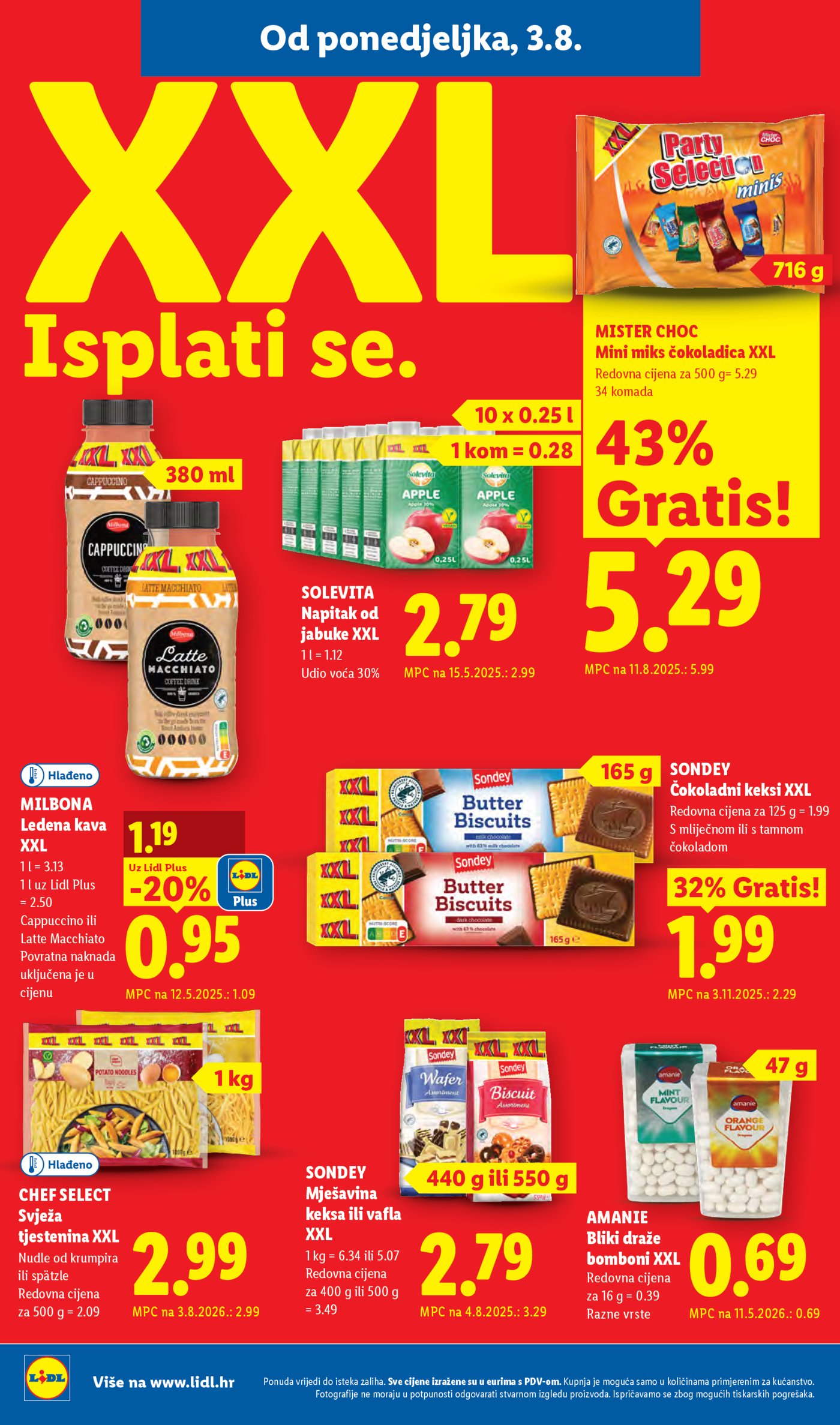 Lidl katalog Super ponuda od ponedjeljka 03.08.-09.08.2026.