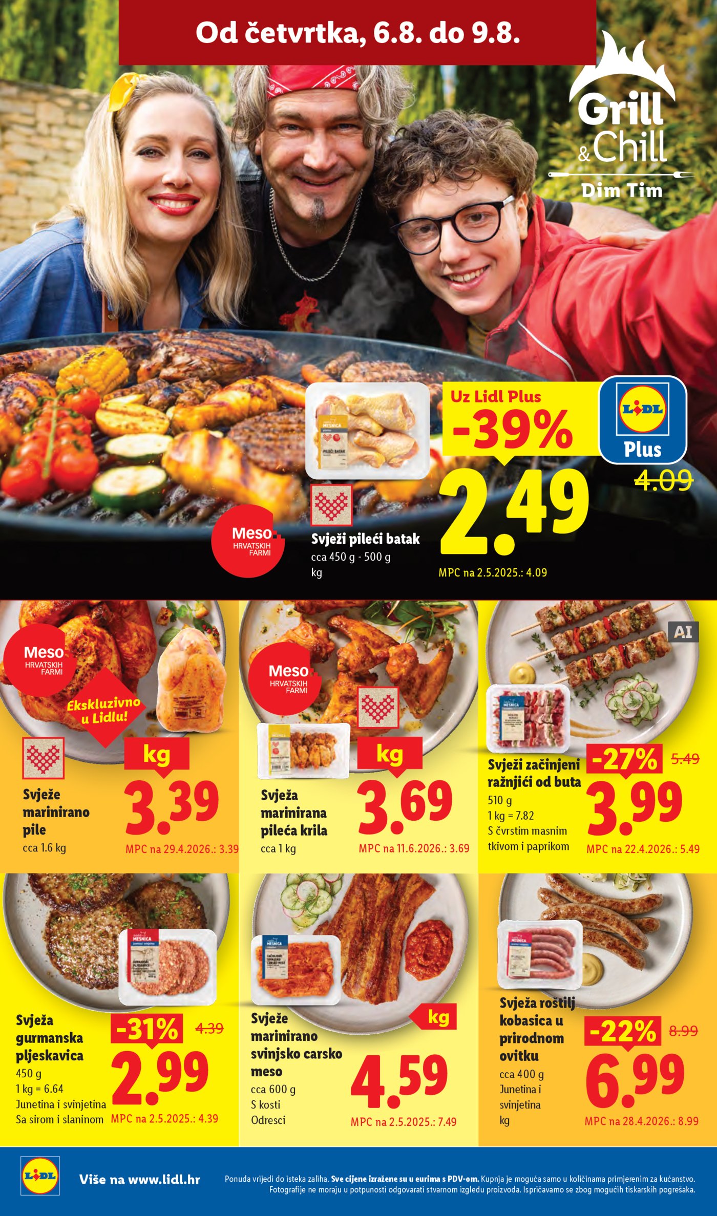 Lidl katalog Super ponuda od ponedjeljka 03.08.-09.08.2026.