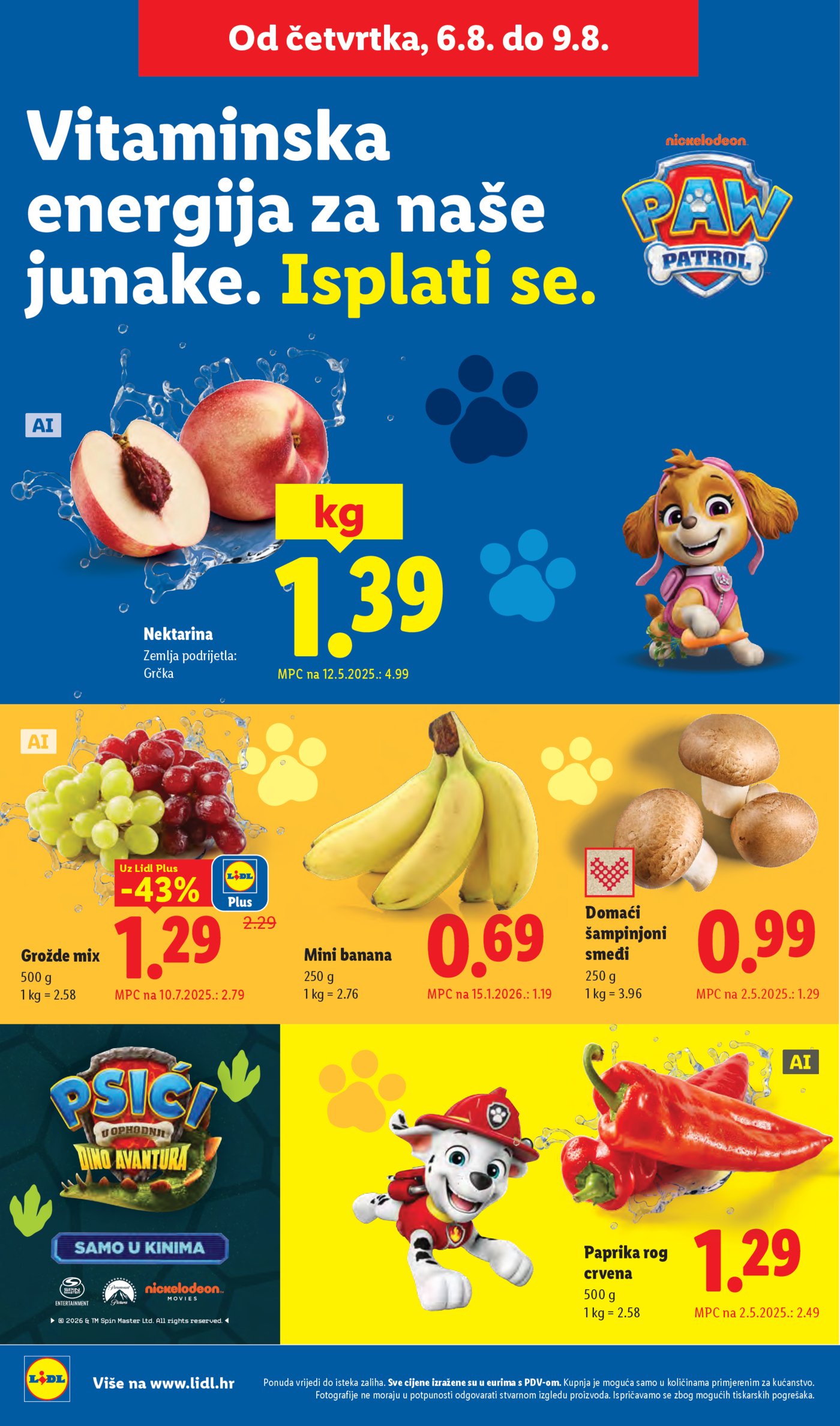 Lidl katalog Super ponuda od ponedjeljka 03.08.-09.08.2026.