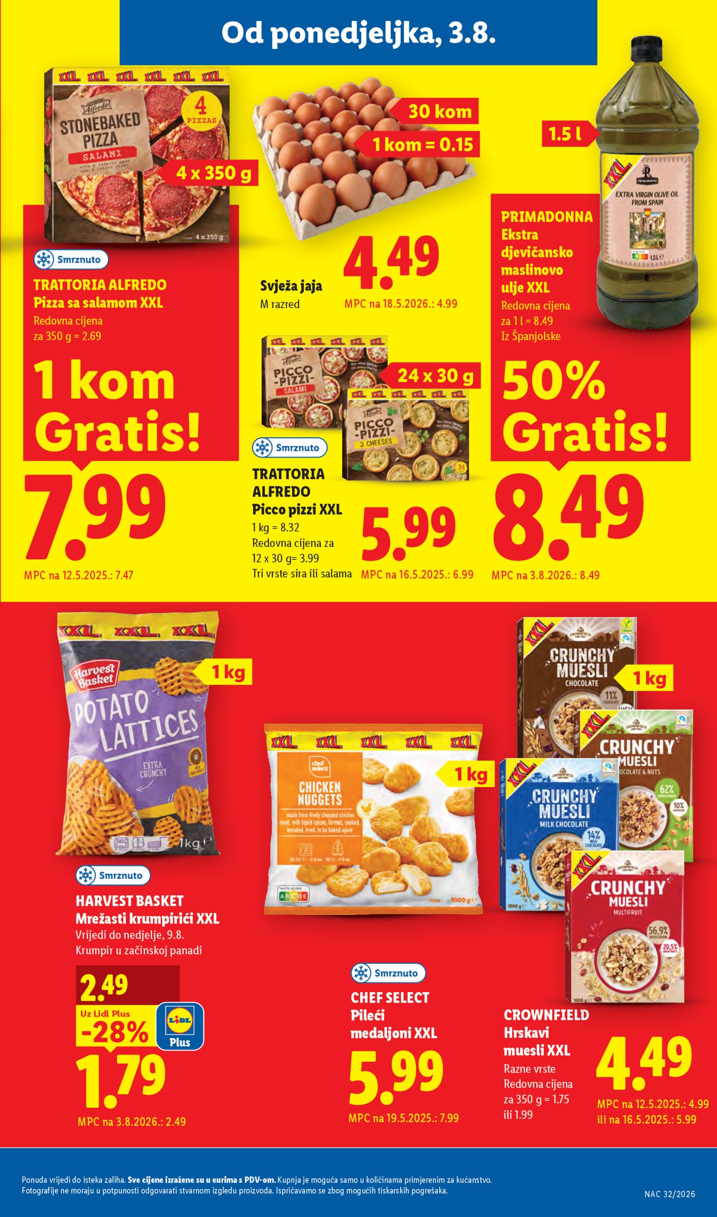 Lidl katalog Super ponuda od ponedjeljka 03.08.-09.08.2026.