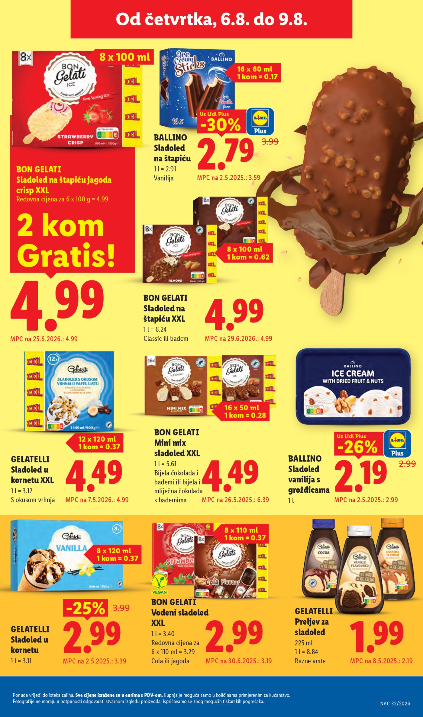 Lidl katalog Super ponuda od ponedjeljka 03.08.-09.08.2026.