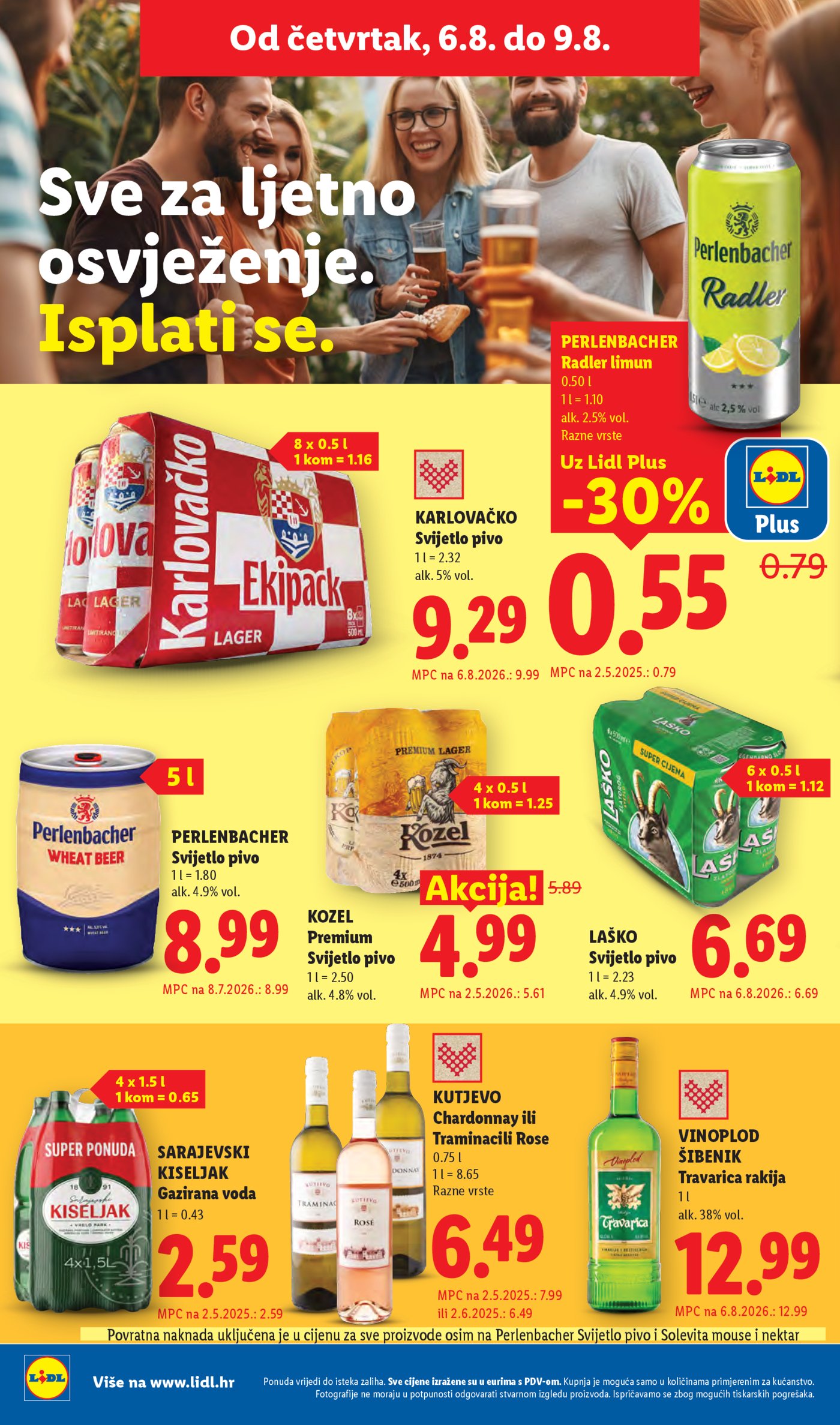 Lidl katalog Super ponuda od ponedjeljka 03.08.-09.08.2026.