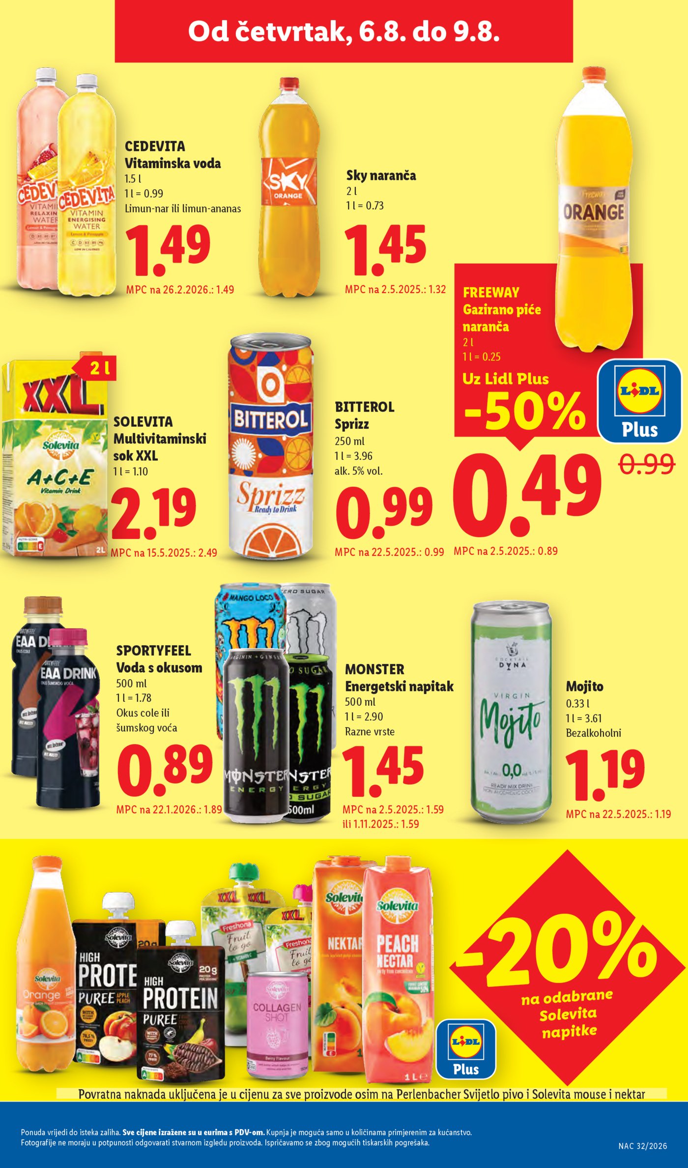 Lidl katalog Super ponuda od ponedjeljka 03.08.-09.08.2026.