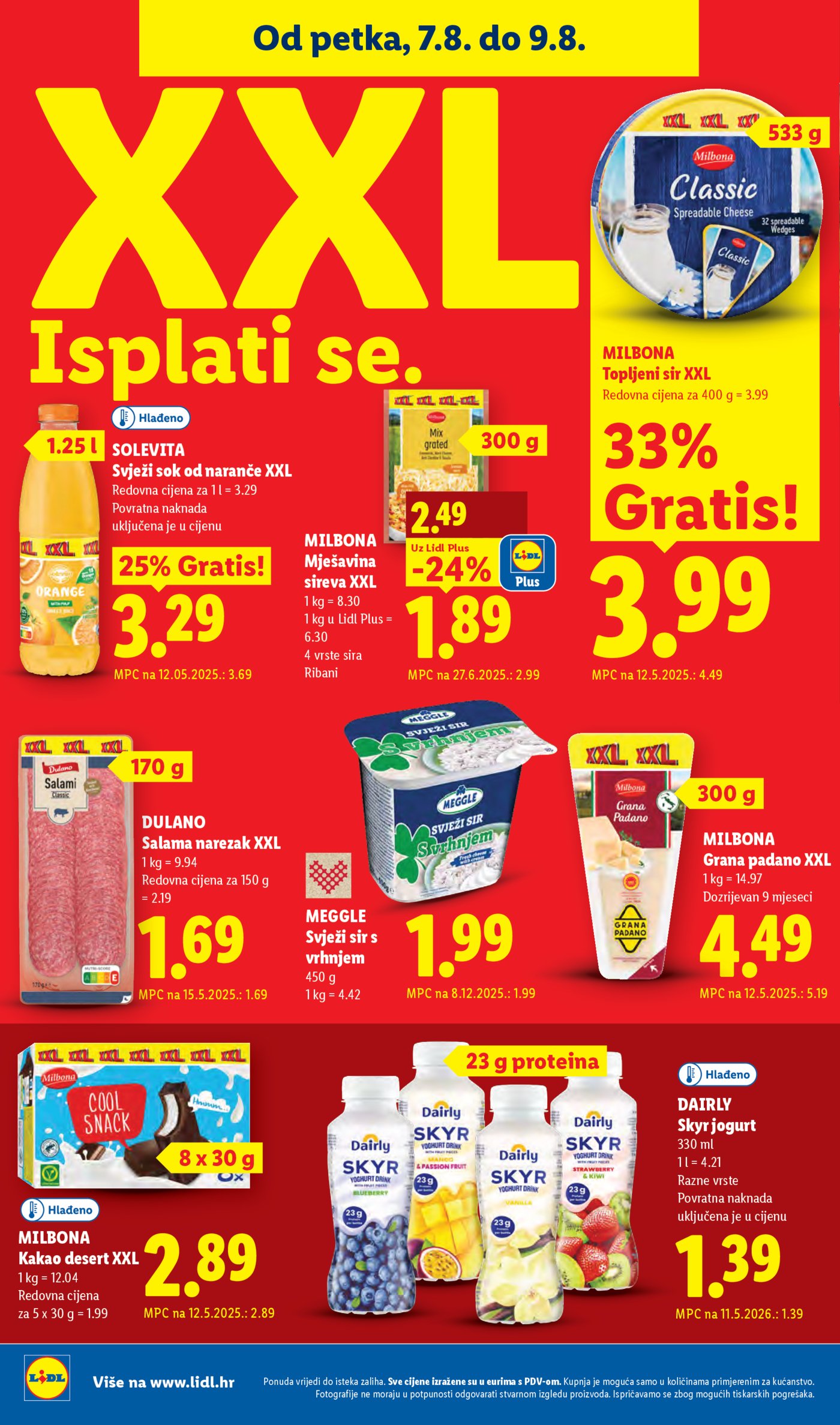 Lidl katalog Super ponuda od ponedjeljka 03.08.-09.08.2026.