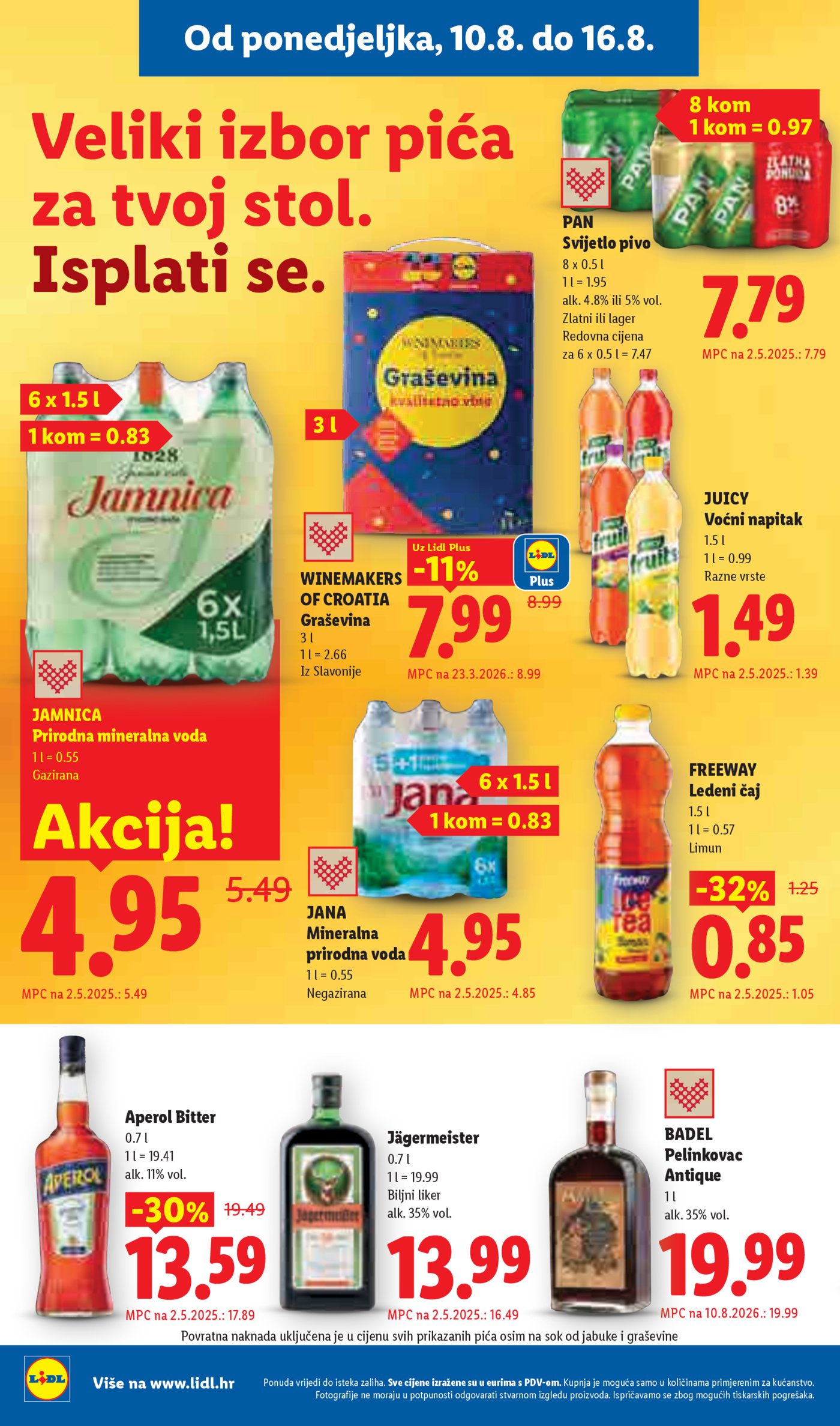 Lidl katalog Super ponuda od ponedjeljka 10.08.-16.08.2026.