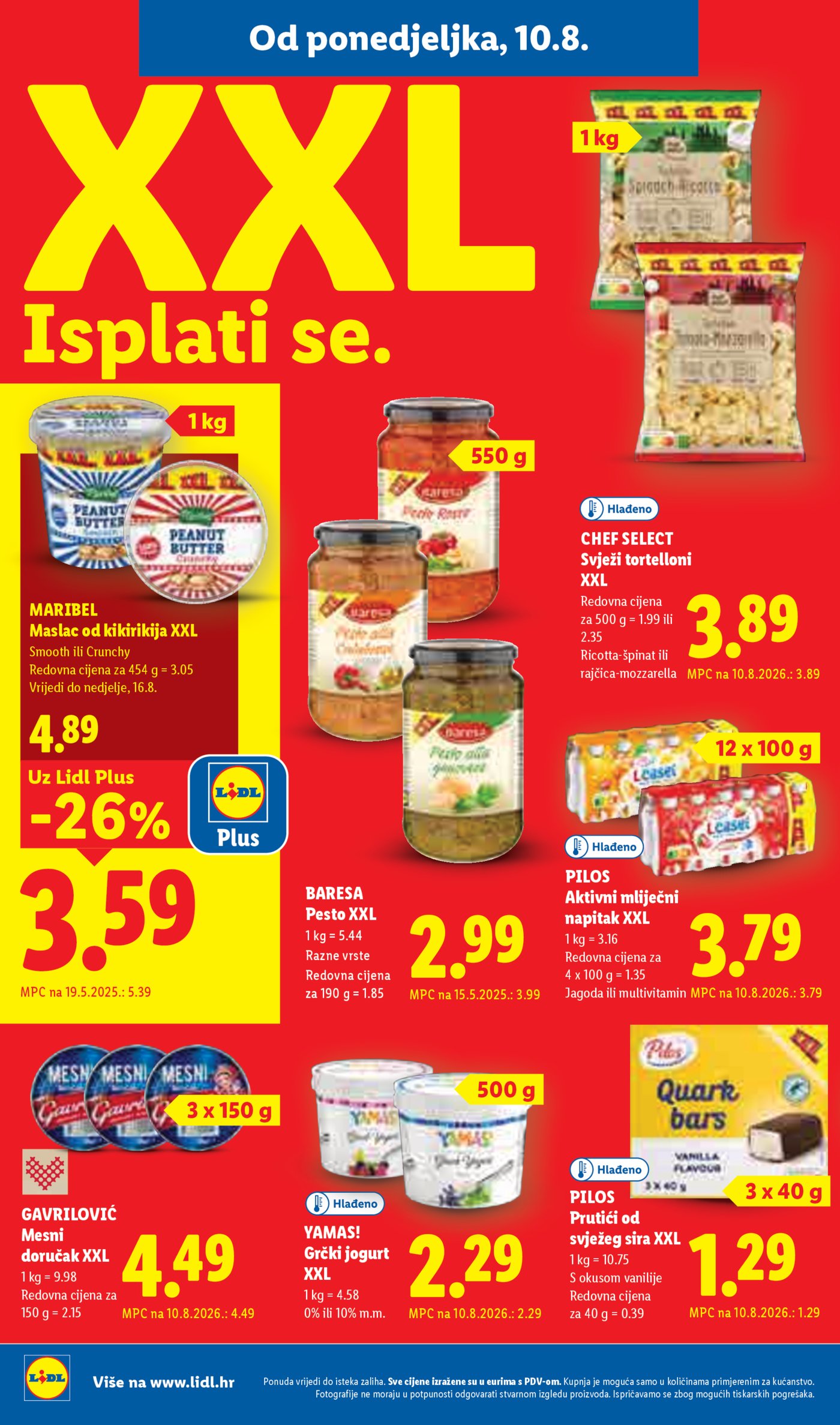 Lidl katalog Super ponuda od ponedjeljka 10.08.-16.08.2026.
