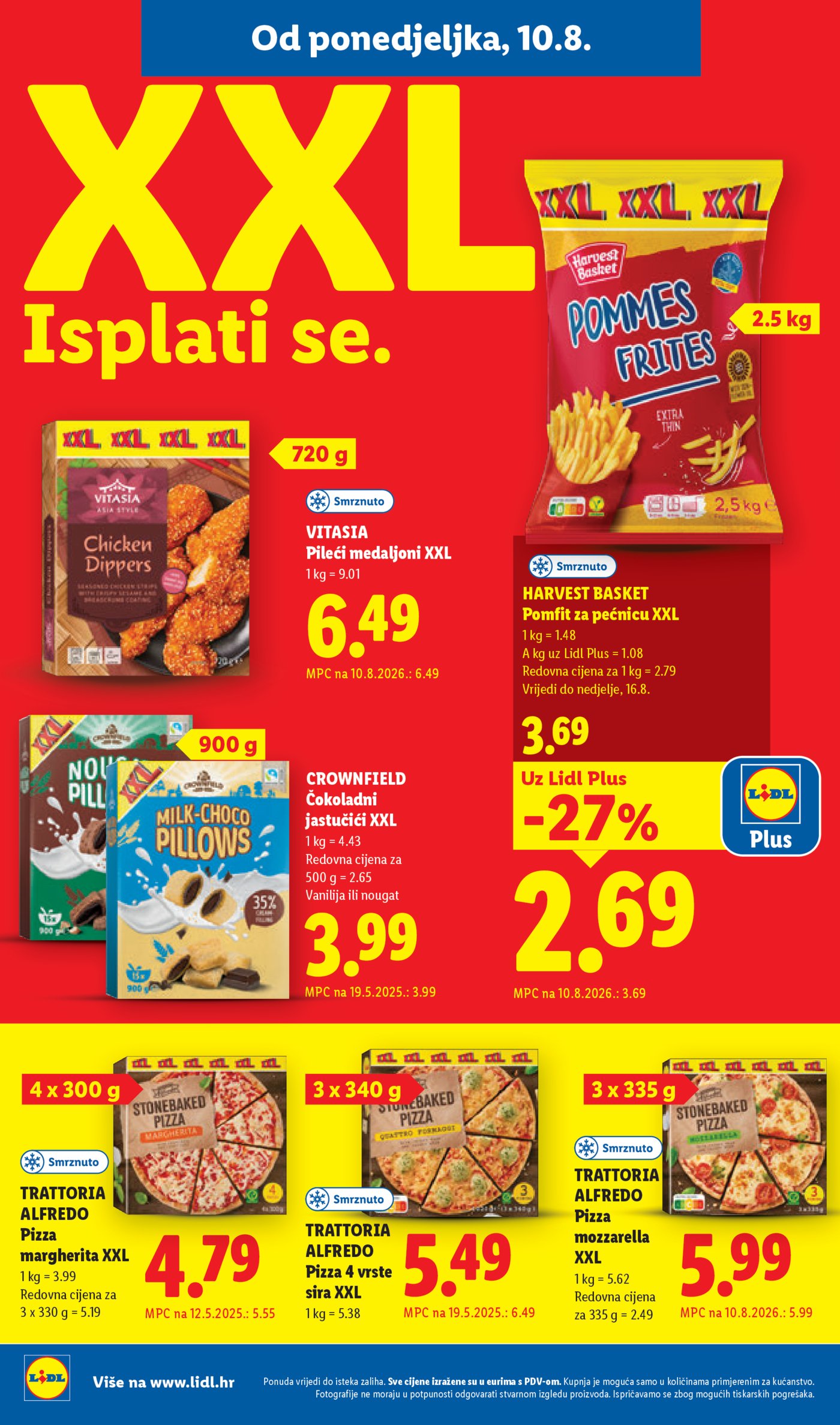 Lidl katalog Super ponuda od ponedjeljka 10.08.-16.08.2026.