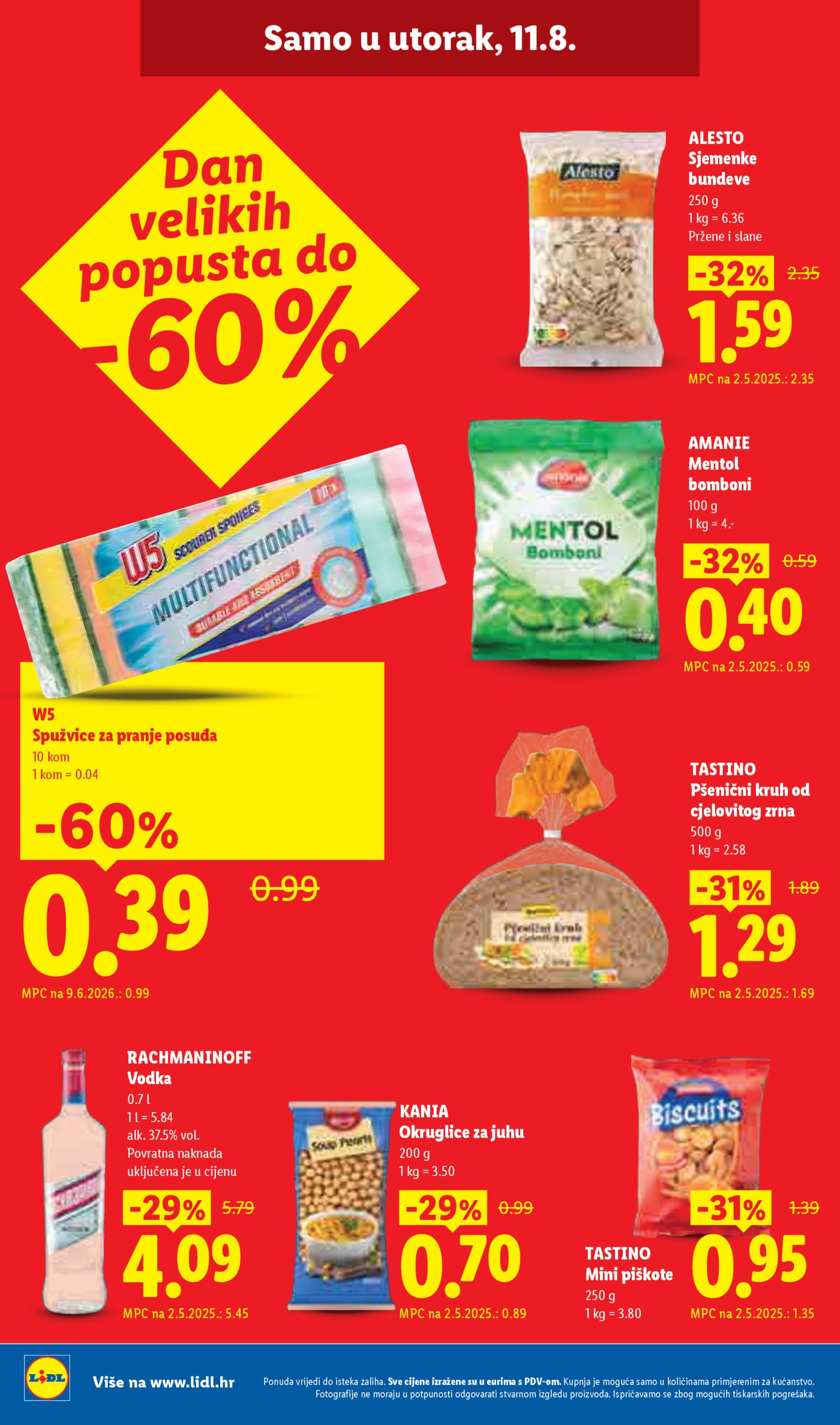 Lidl katalog Super ponuda od ponedjeljka 10.08.-16.08.2026.
