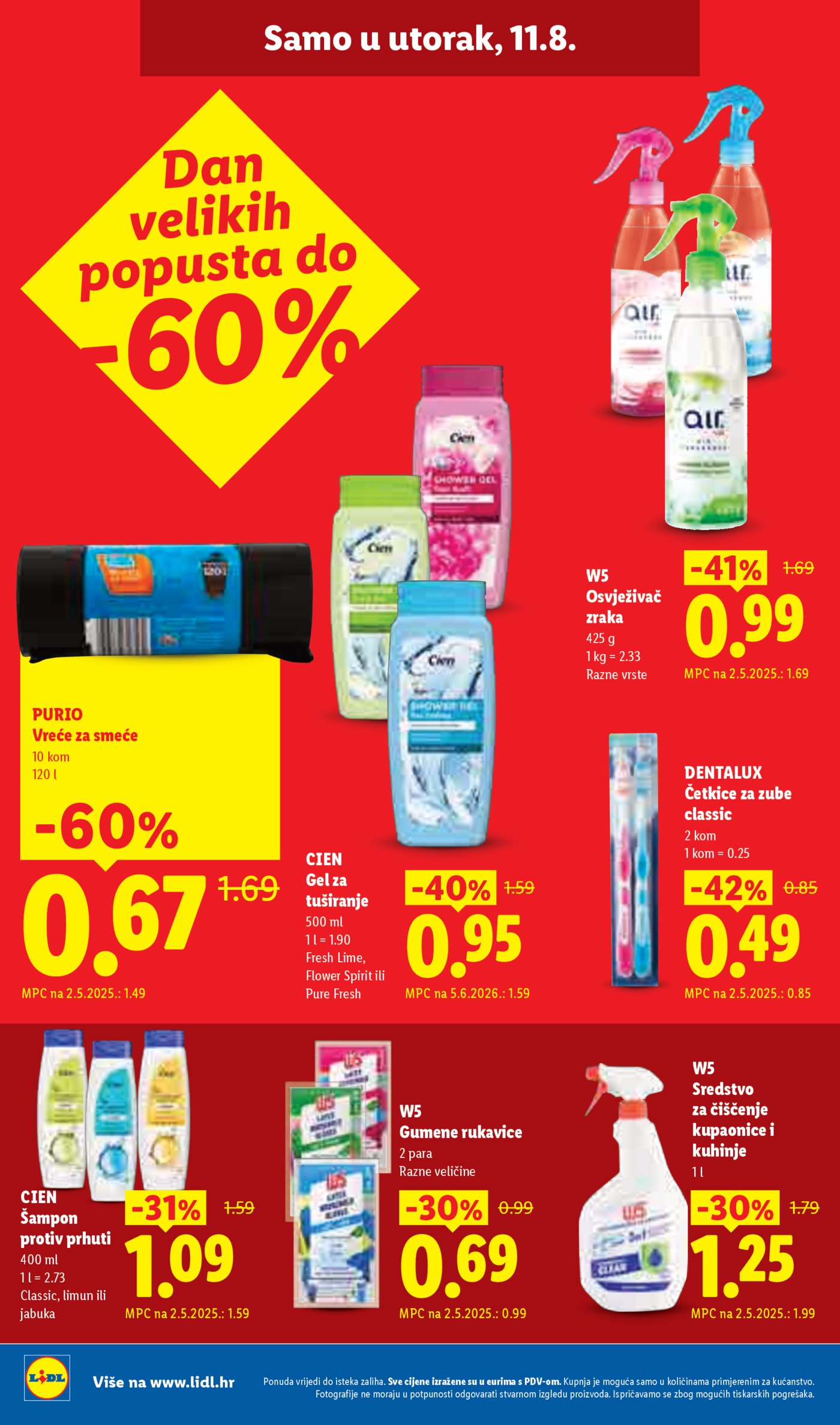 Lidl katalog Super ponuda od ponedjeljka 10.08.-16.08.2026.
