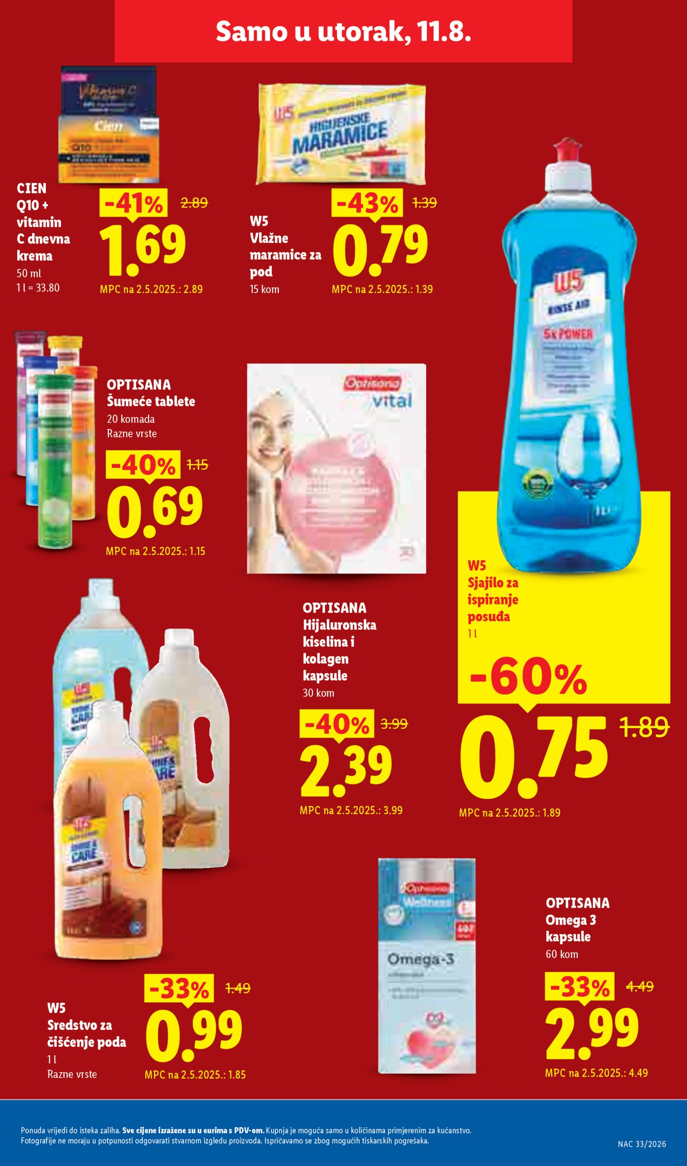 Lidl katalog Super ponuda od ponedjeljka 10.08.-16.08.2026.