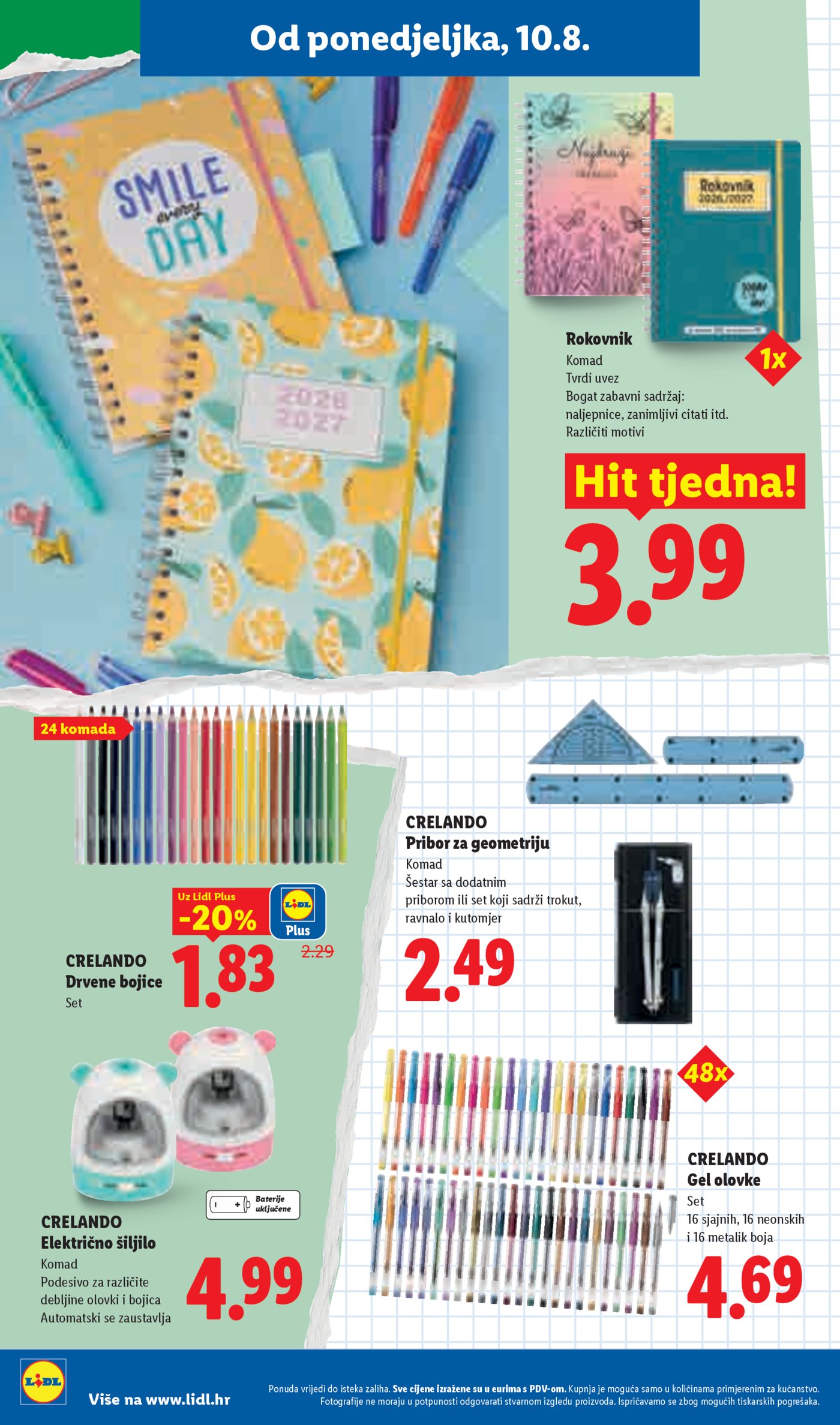 Lidl katalog Super ponuda od ponedjeljka 10.08.-16.08.2026.
