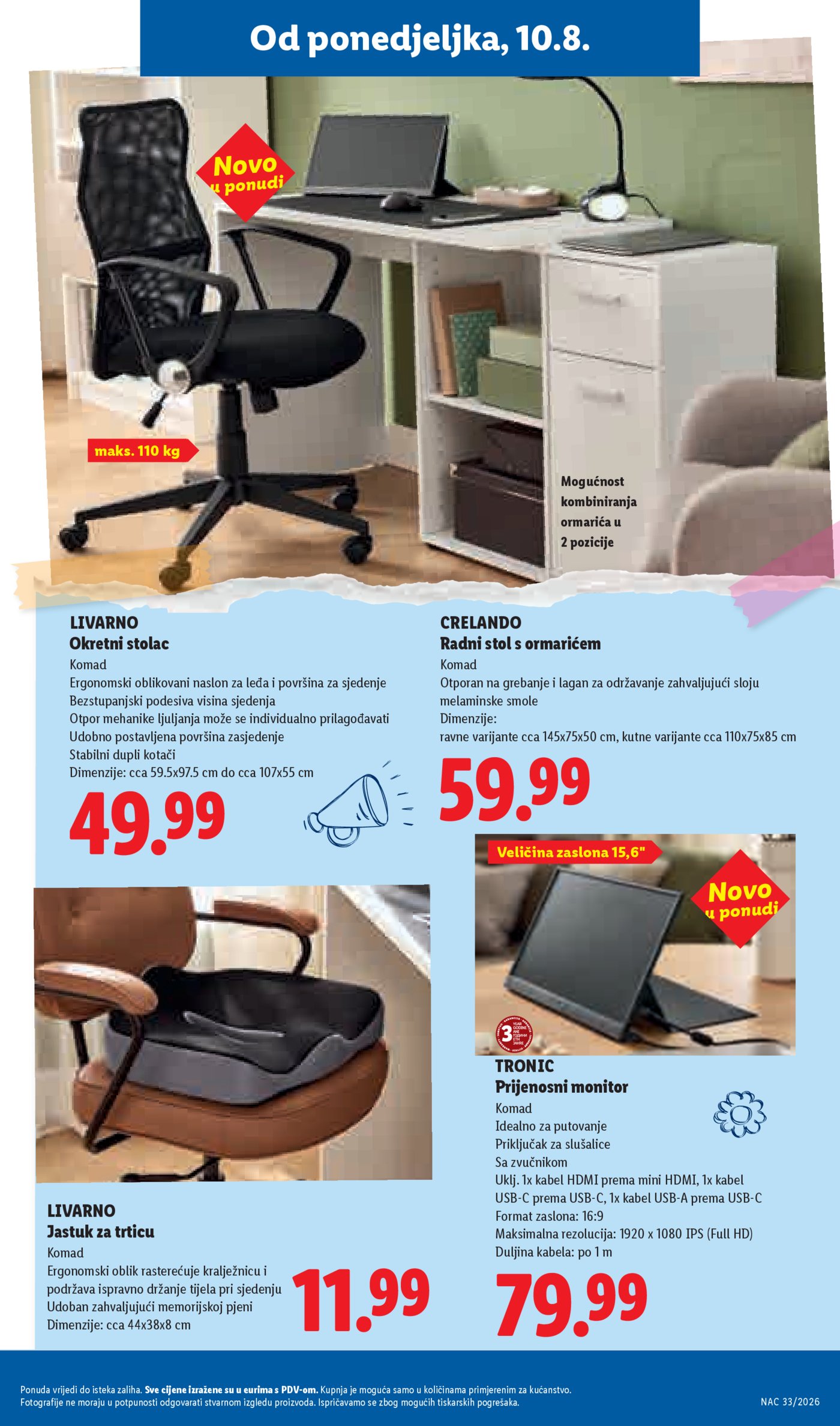 Lidl katalog Super ponuda od ponedjeljka 10.08.-16.08.2026.