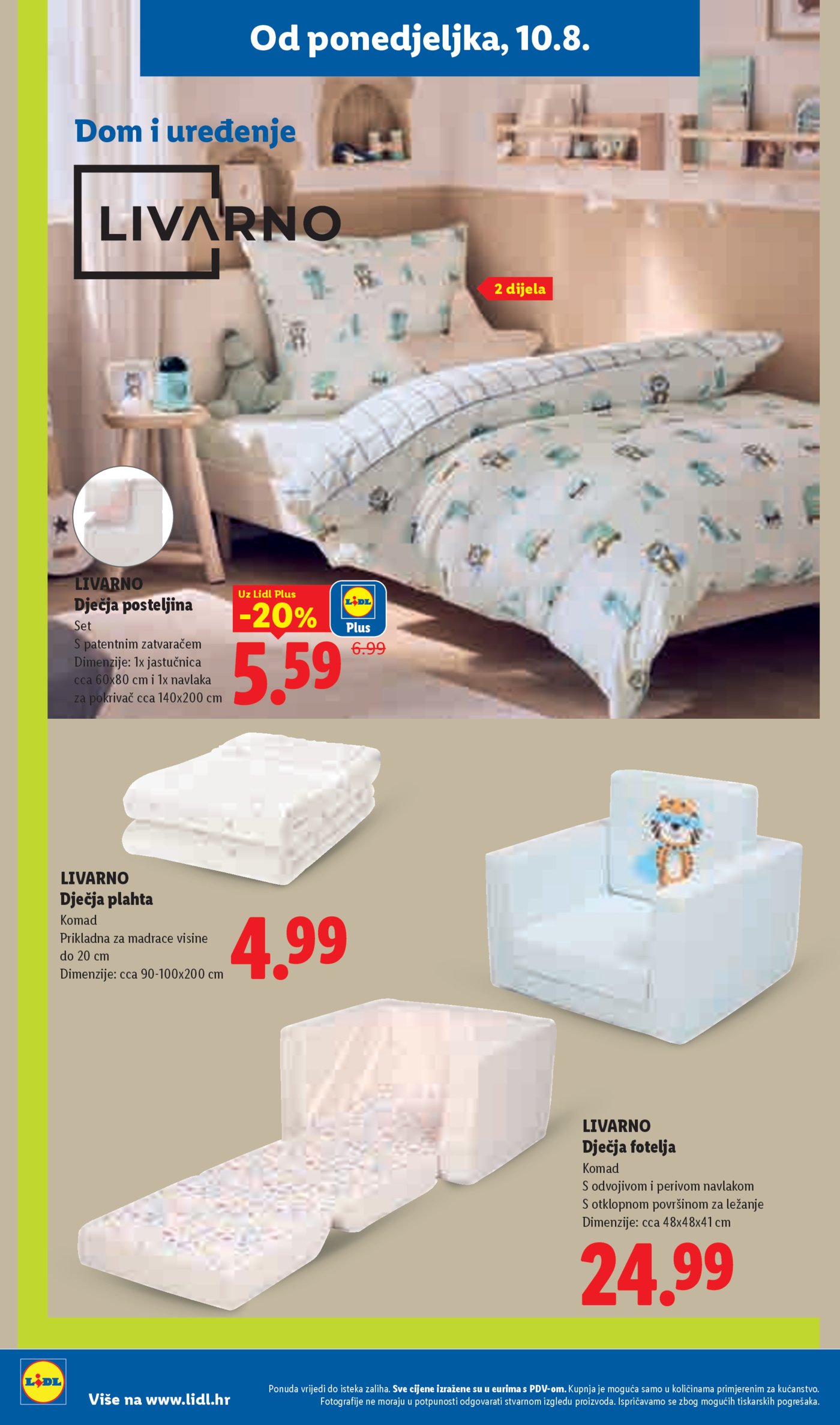 Lidl katalog Super ponuda od ponedjeljka 10.08.-16.08.2026.