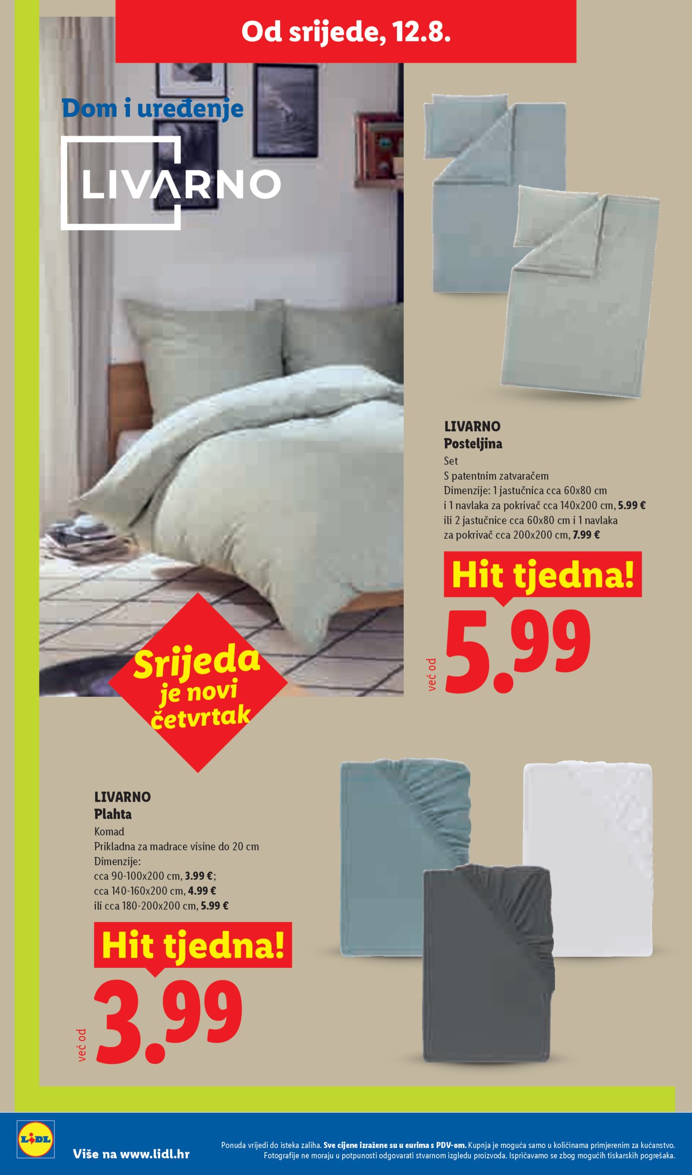 Lidl katalog Super ponuda od ponedjeljka 10.08.-16.08.2026.