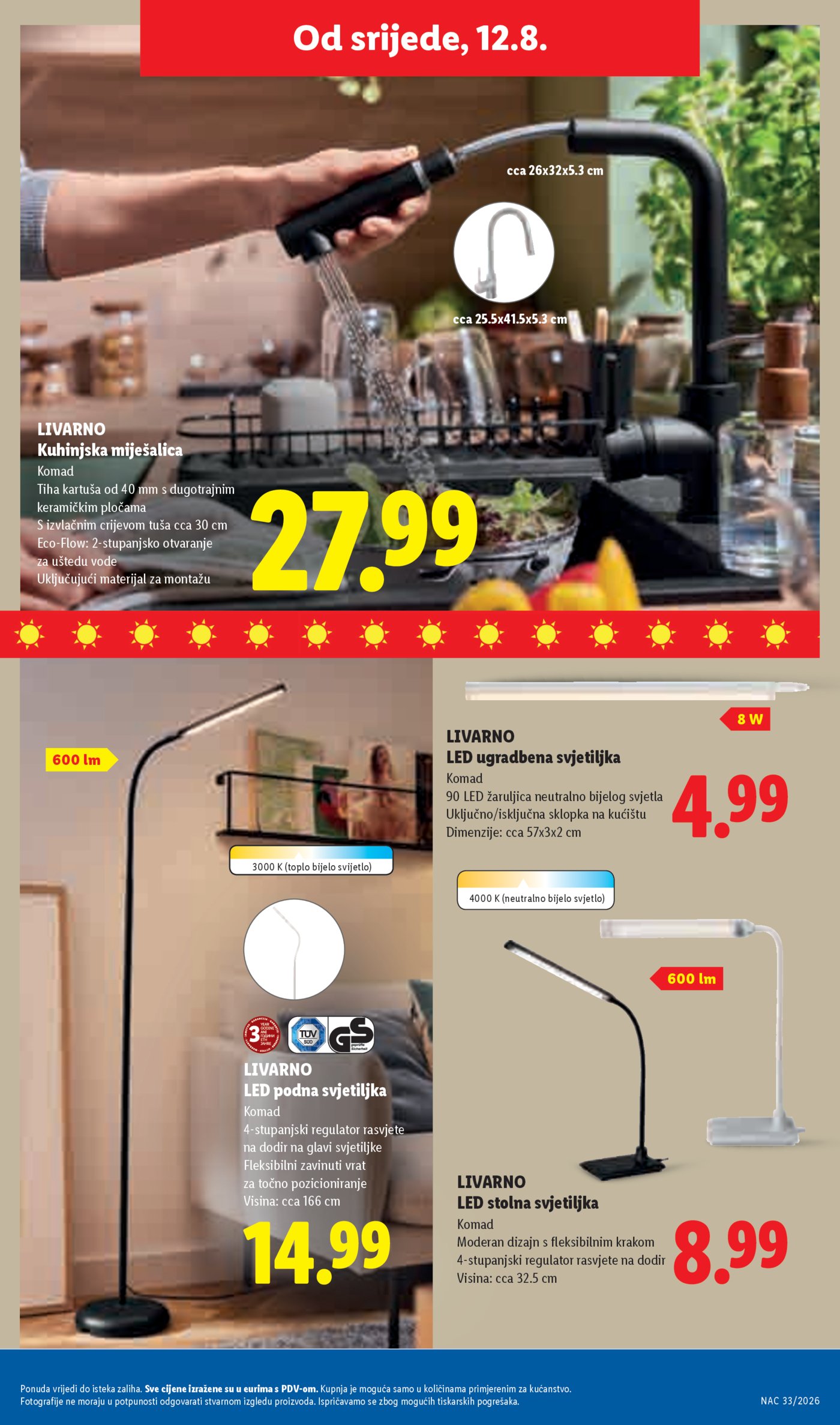 Lidl katalog Super ponuda od ponedjeljka 10.08.-16.08.2026.