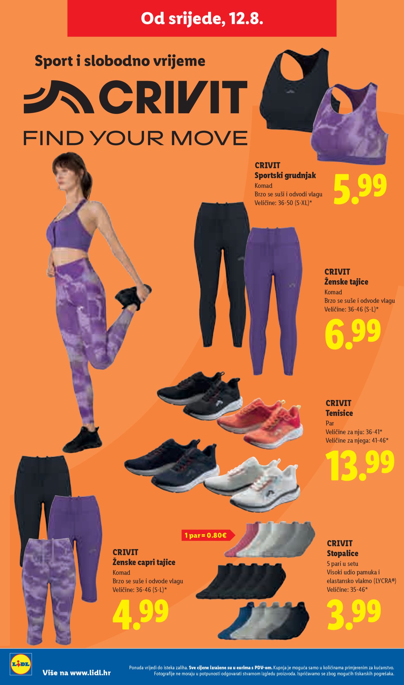Lidl katalog Super ponuda od ponedjeljka 10.08.-16.08.2026.
