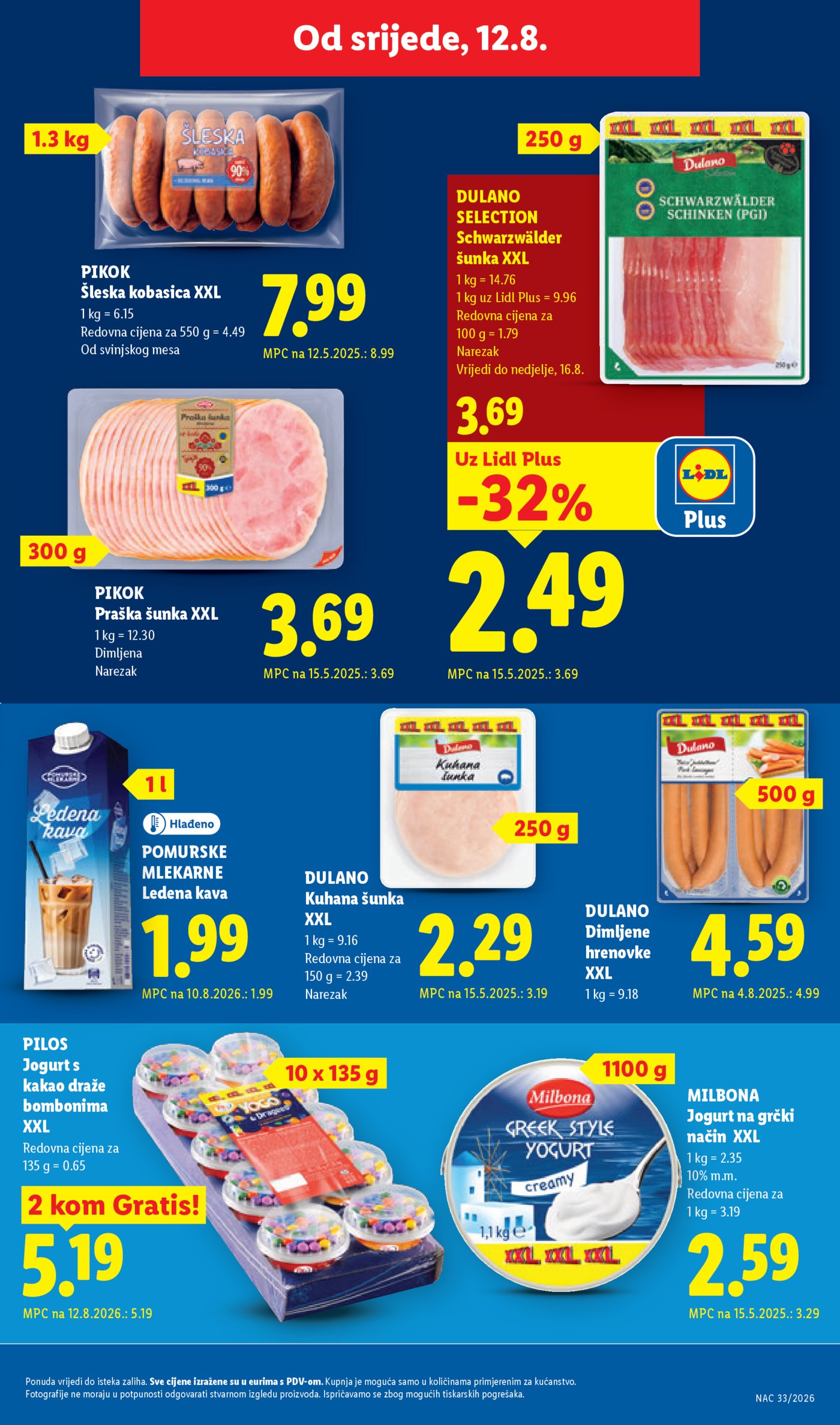 Lidl katalog Super ponuda od ponedjeljka 10.08.-16.08.2026.