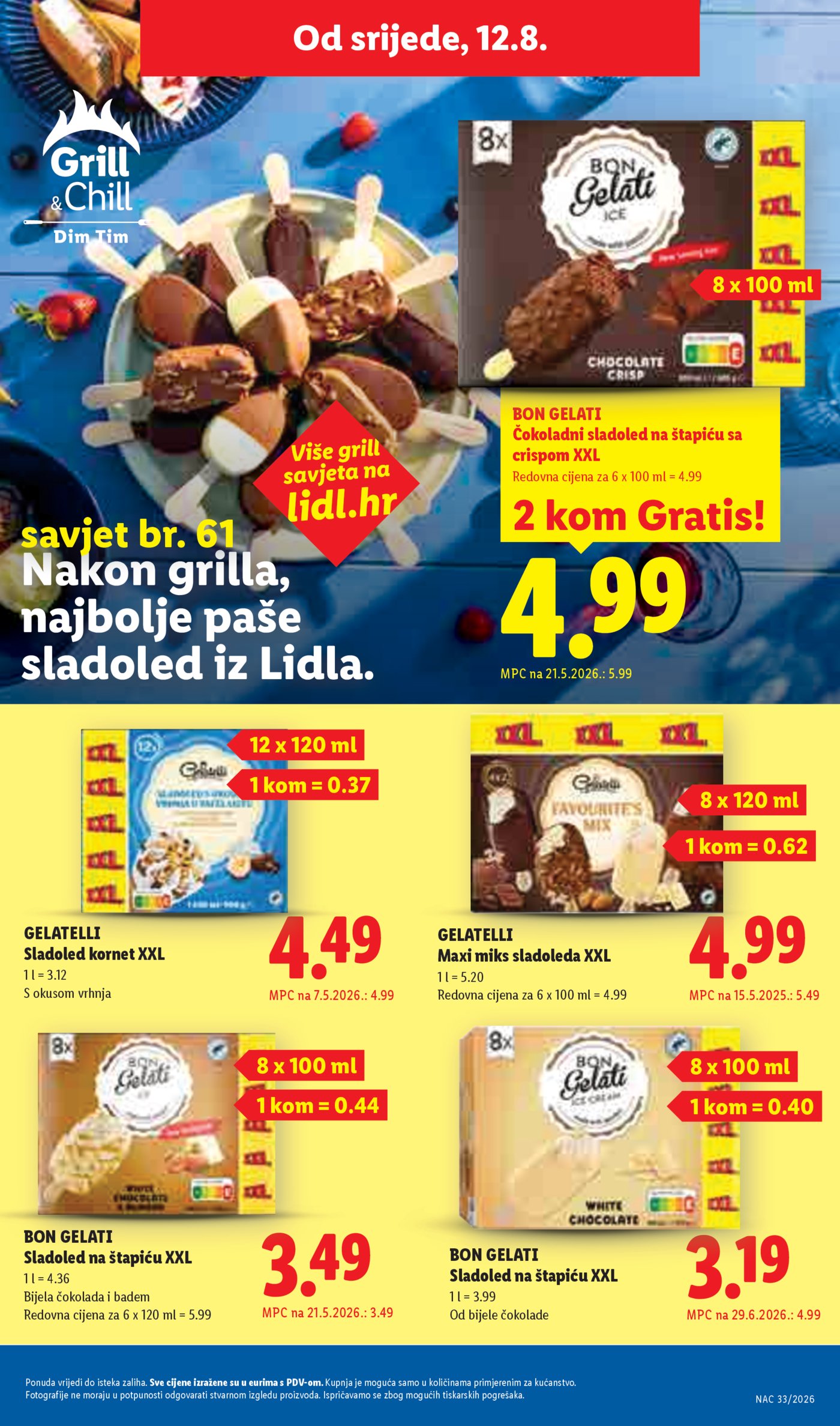 Lidl katalog Super ponuda od ponedjeljka 10.08.-16.08.2026.