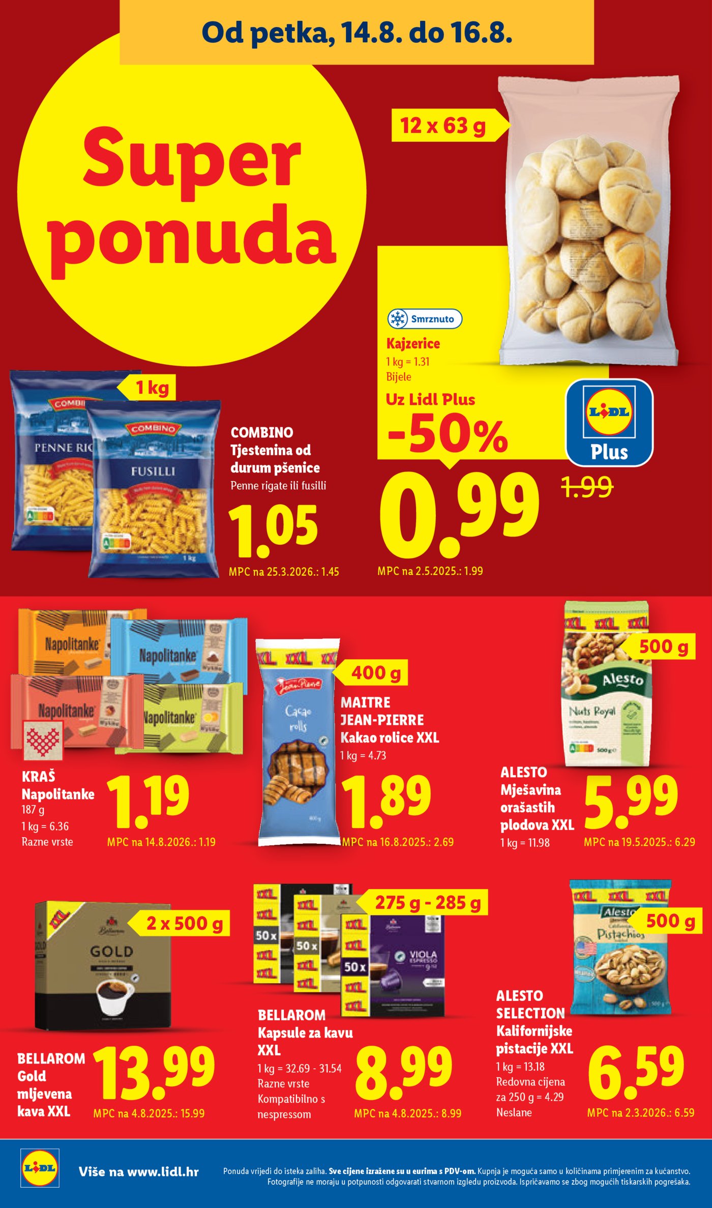 Lidl katalog Super ponuda od ponedjeljka 10.08.-16.08.2026.