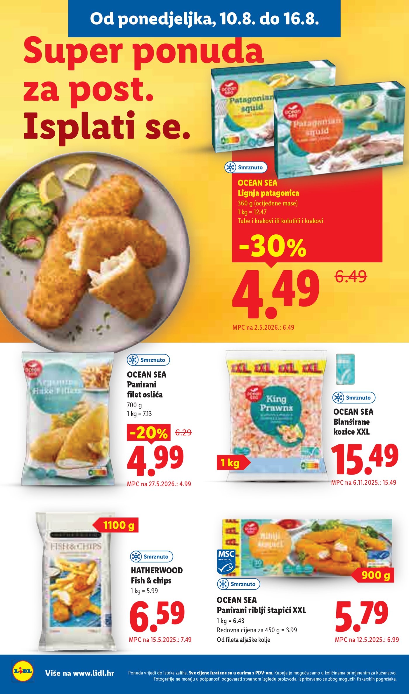 Lidl katalog Super ponuda od ponedjeljka 10.08.-16.08.2026.