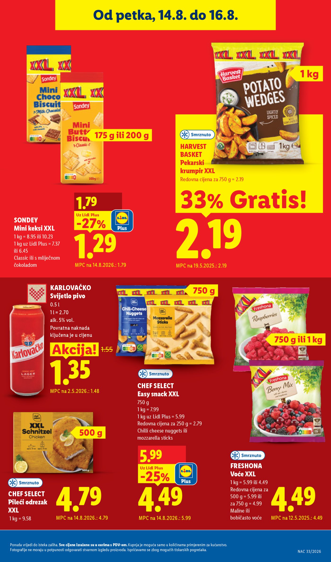 Lidl katalog Super ponuda od ponedjeljka 10.08.-16.08.2026.