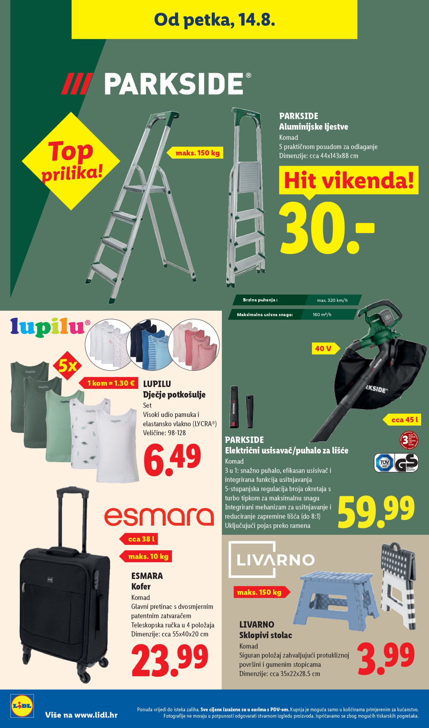 Lidl katalog Super ponuda od ponedjeljka 10.08.-16.08.2026.