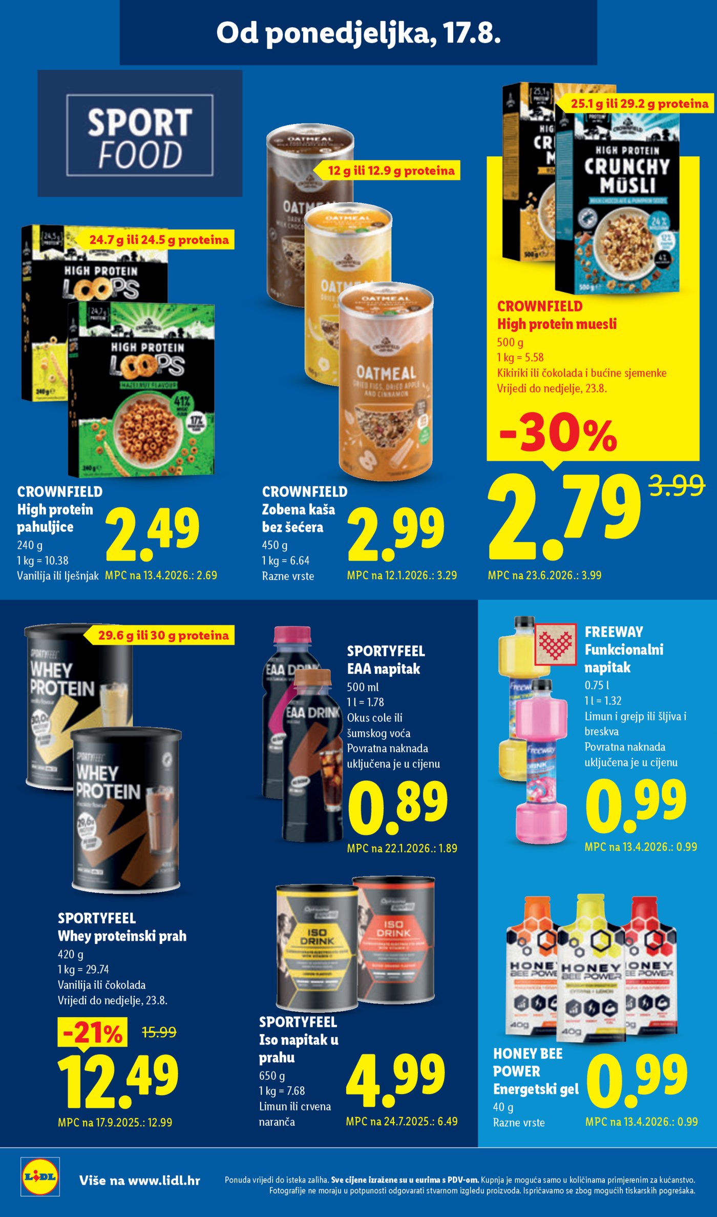 Lidl katalog Super ponuda od ponedjeljka 17.08. - 23.08.2026.