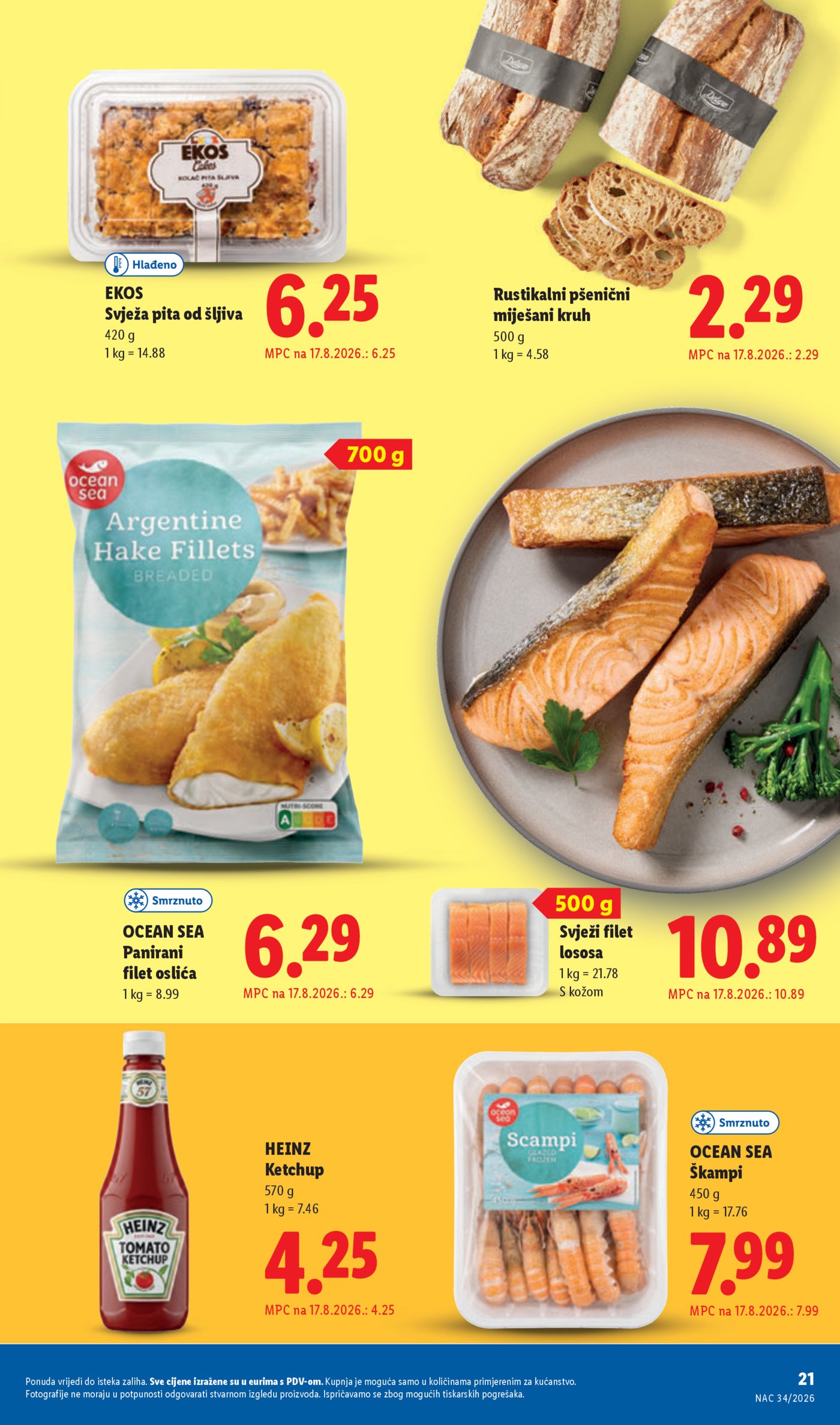 Lidl katalog Super ponuda od ponedjeljka 17.08. - 23.08.2026.