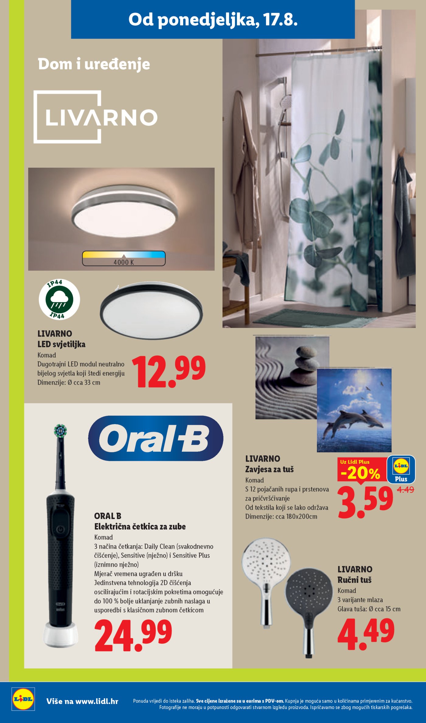 Lidl katalog Super ponuda od ponedjeljka 17.08. - 23.08.2026.