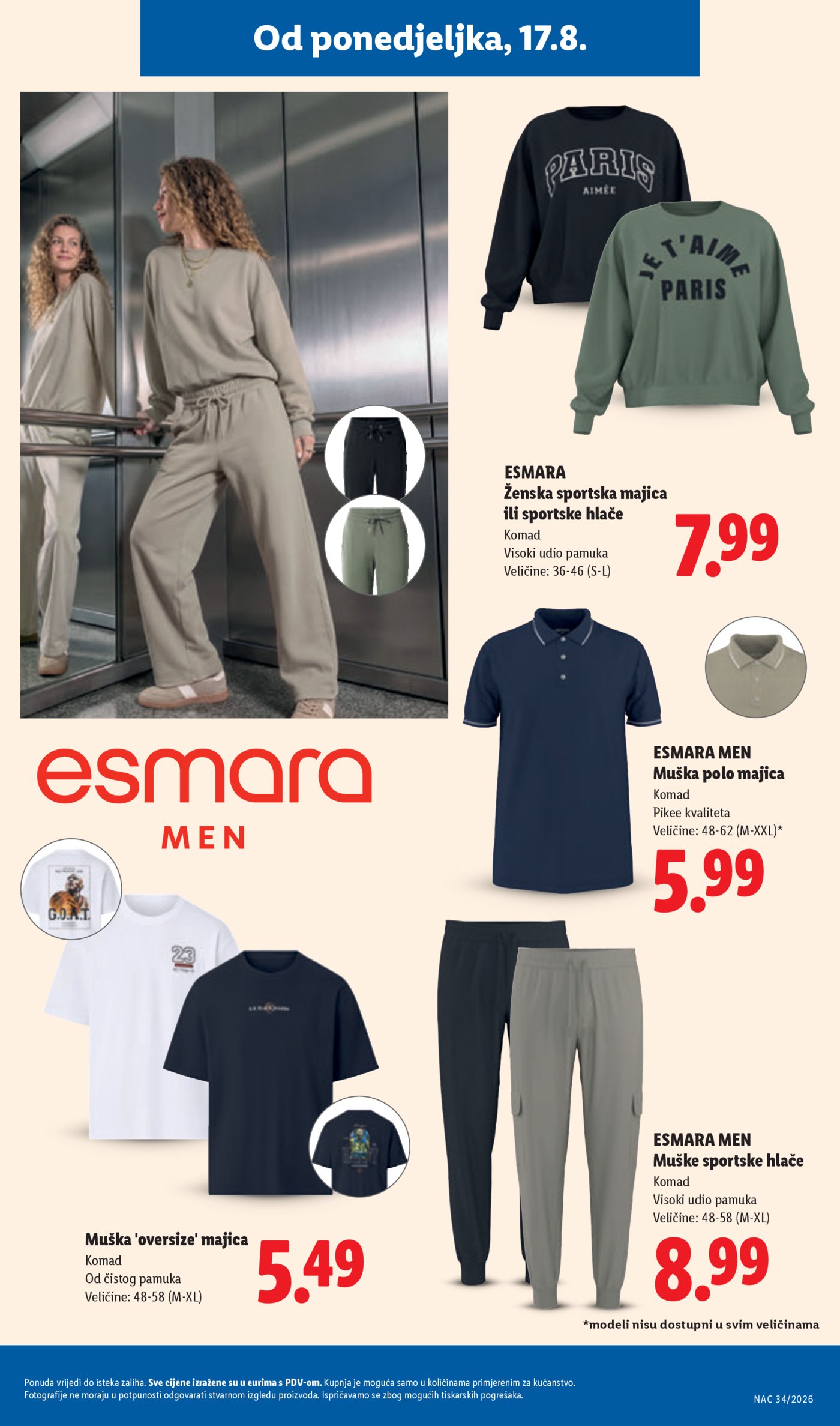 Lidl katalog Super ponuda od ponedjeljka 17.08. - 23.08.2026.