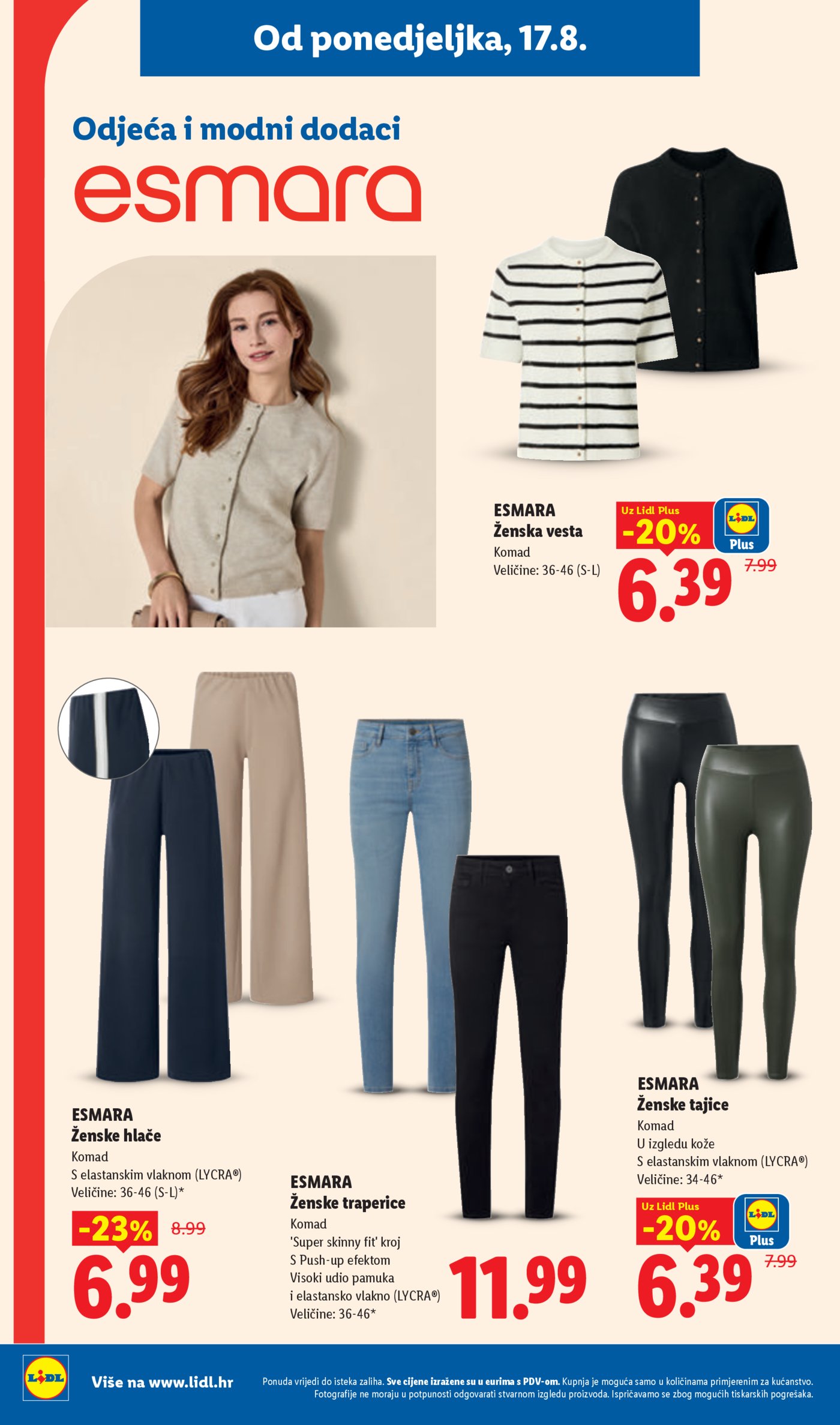 Lidl katalog Super ponuda od ponedjeljka 17.08. - 23.08.2026.