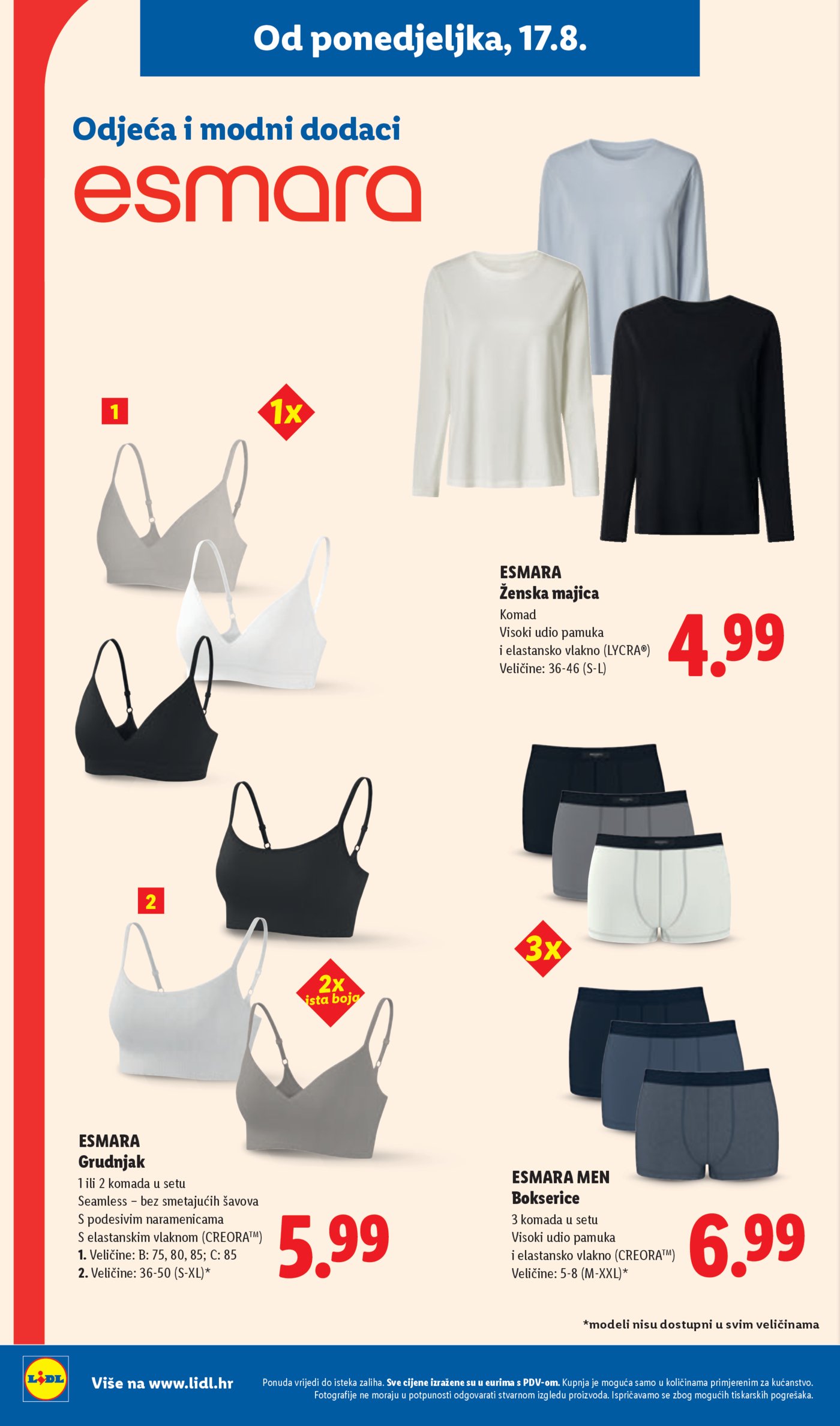 Lidl katalog Super ponuda od ponedjeljka 17.08. - 23.08.2026.
