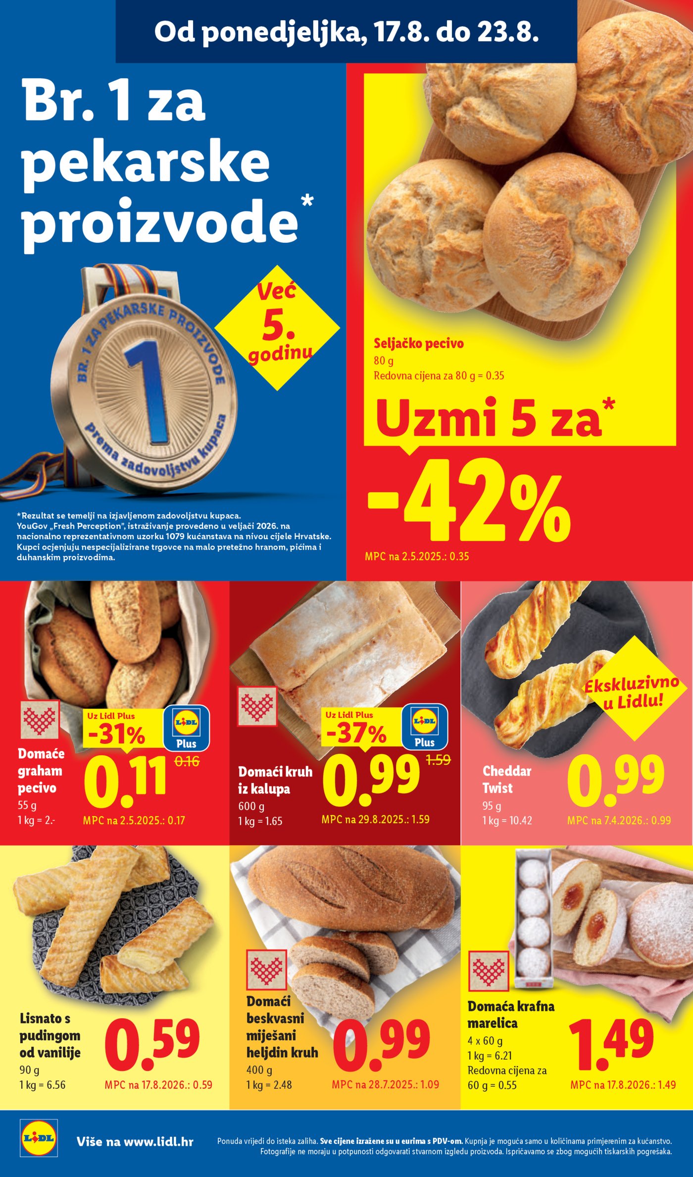 Lidl katalog Super ponuda od ponedjeljka 17.08. - 23.08.2026.