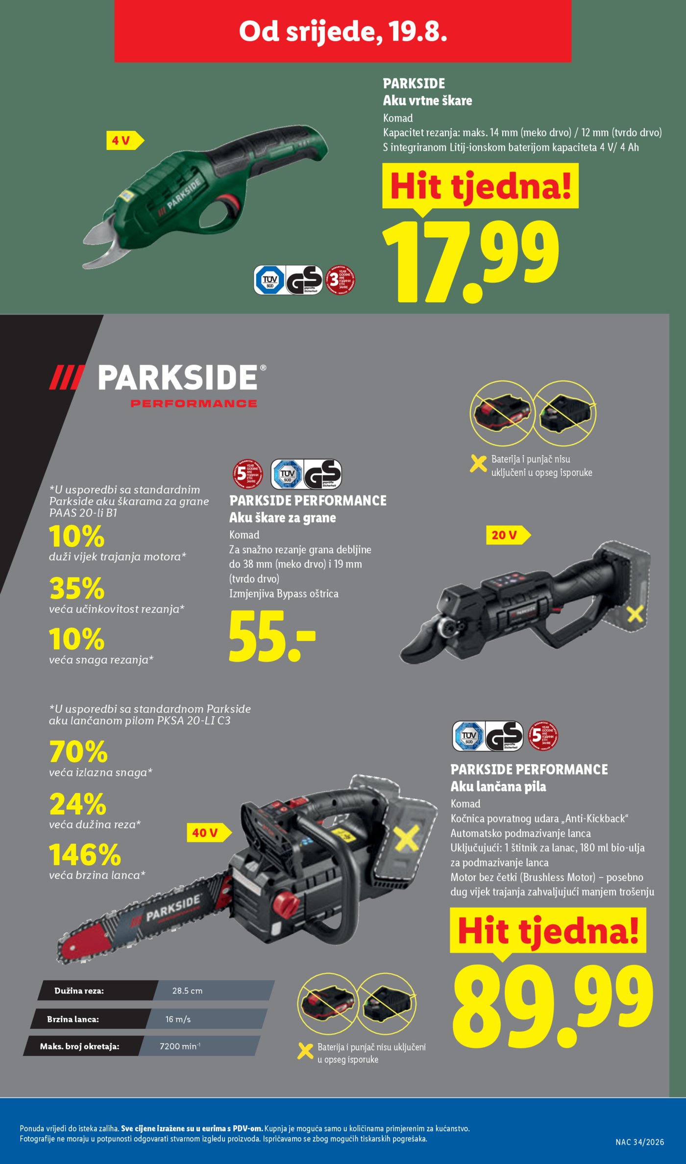 Lidl katalog Super ponuda od ponedjeljka 17.08. - 23.08.2026.