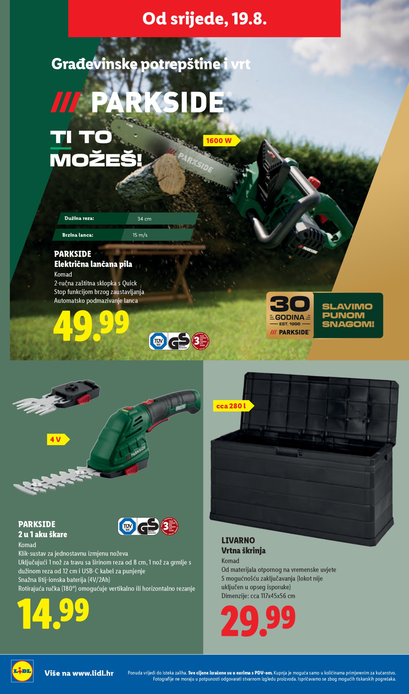 Lidl katalog Super ponuda od ponedjeljka 17.08. - 23.08.2026.