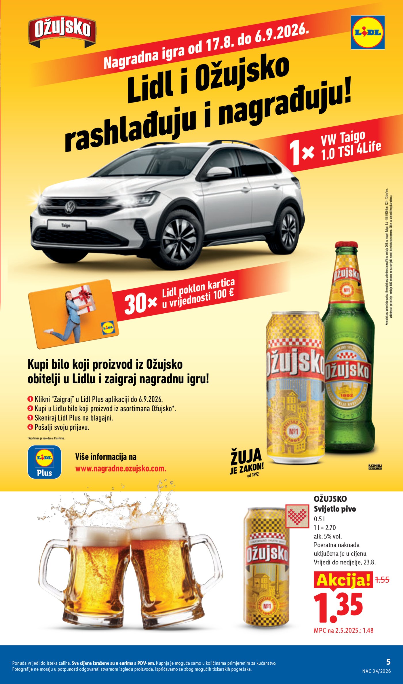 Lidl katalog Super ponuda od ponedjeljka 17.08. - 23.08.2026.