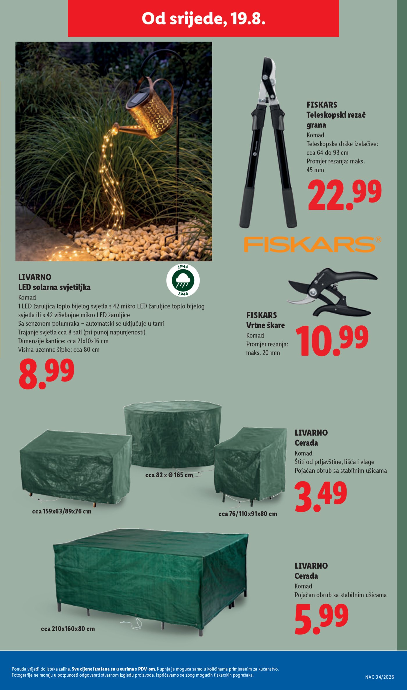 Lidl katalog Super ponuda od ponedjeljka 17.08. - 23.08.2026.